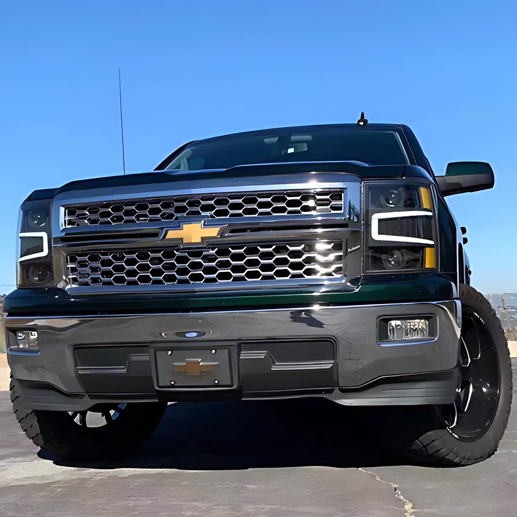 Chevrolet Silverado (2014-2015) Headlights | Alpharex – Custom Multicolor LED Lighting by RGB Halo Kits