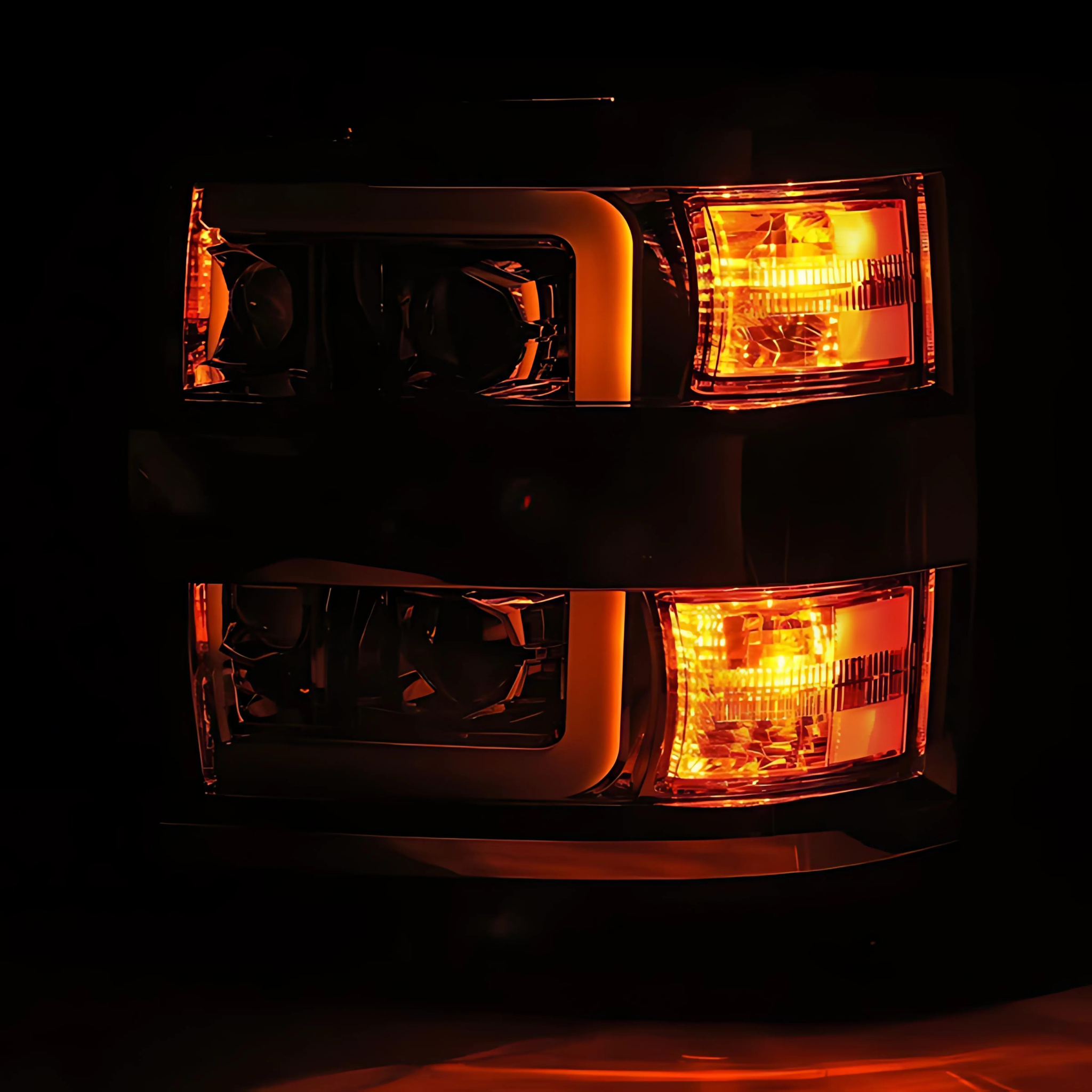 Chevrolet Silverado 2500HD/3500HD (2015-2019) Headlights | Alpharex – Custom Multicolor LED Lighting by RGB Halo Kits