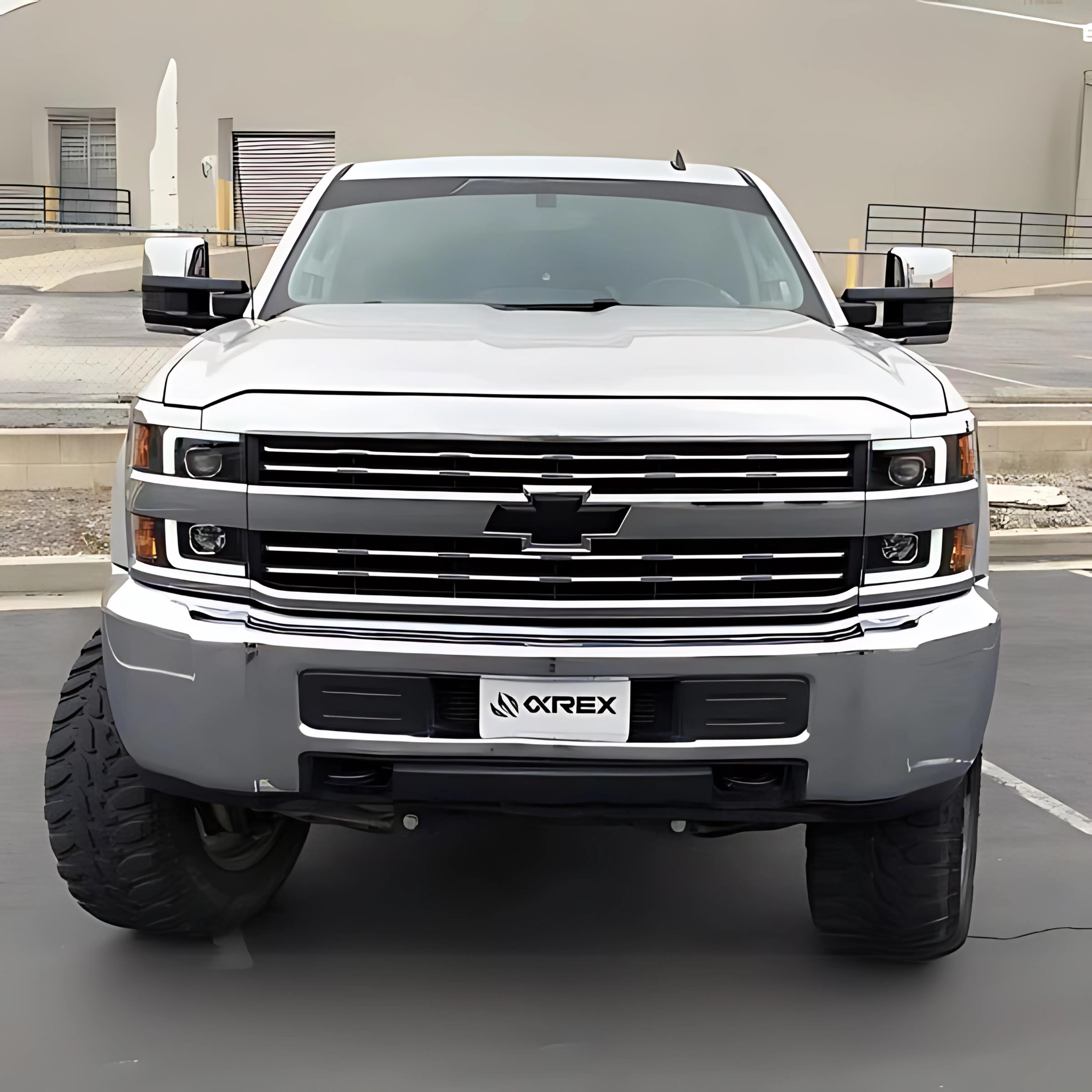 Chevrolet Silverado 2500HD/3500HD (2015-2019) Headlights | Alpharex – Custom Multicolor LED Lighting by RGB Halo Kits
