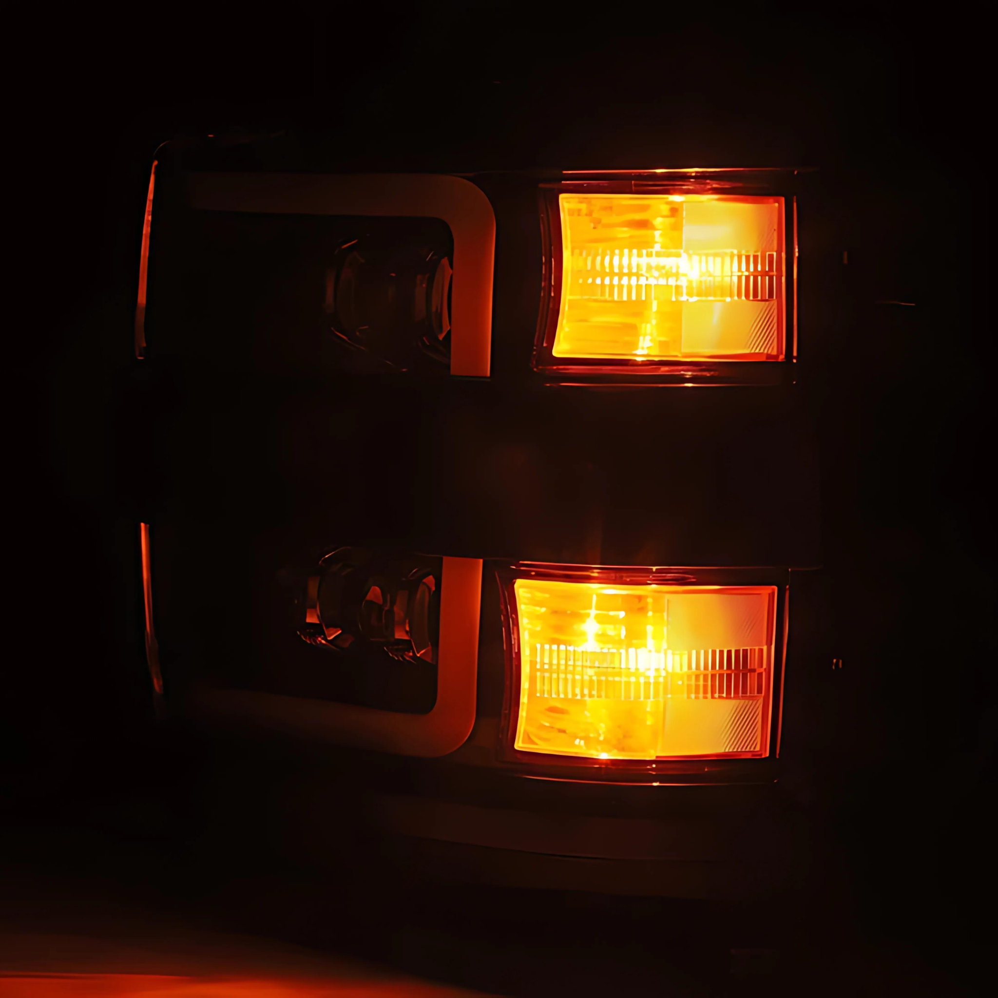 Chevrolet Silverado 2500HD/3500HD (2015-2019) Headlights | Alpharex – Custom Multicolor LED Lighting by RGB Halo Kits