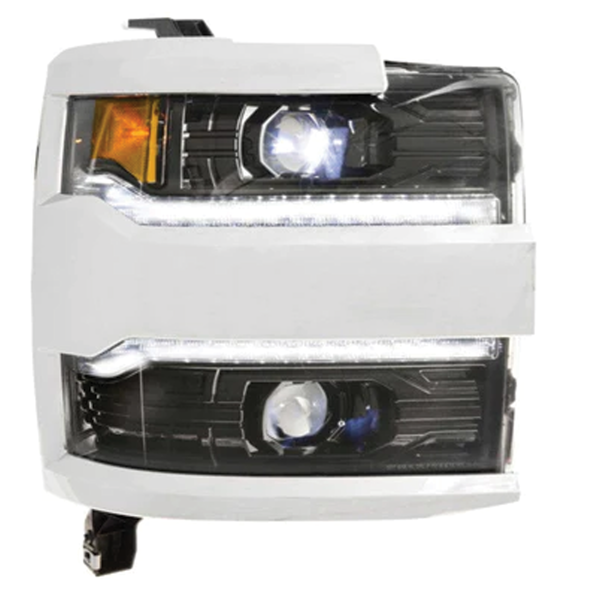 Chevrolet Silverado HD: Headlights (2015 - 2019) | XB – Custom Multicolor LED Lighting by RGB Halo Kits