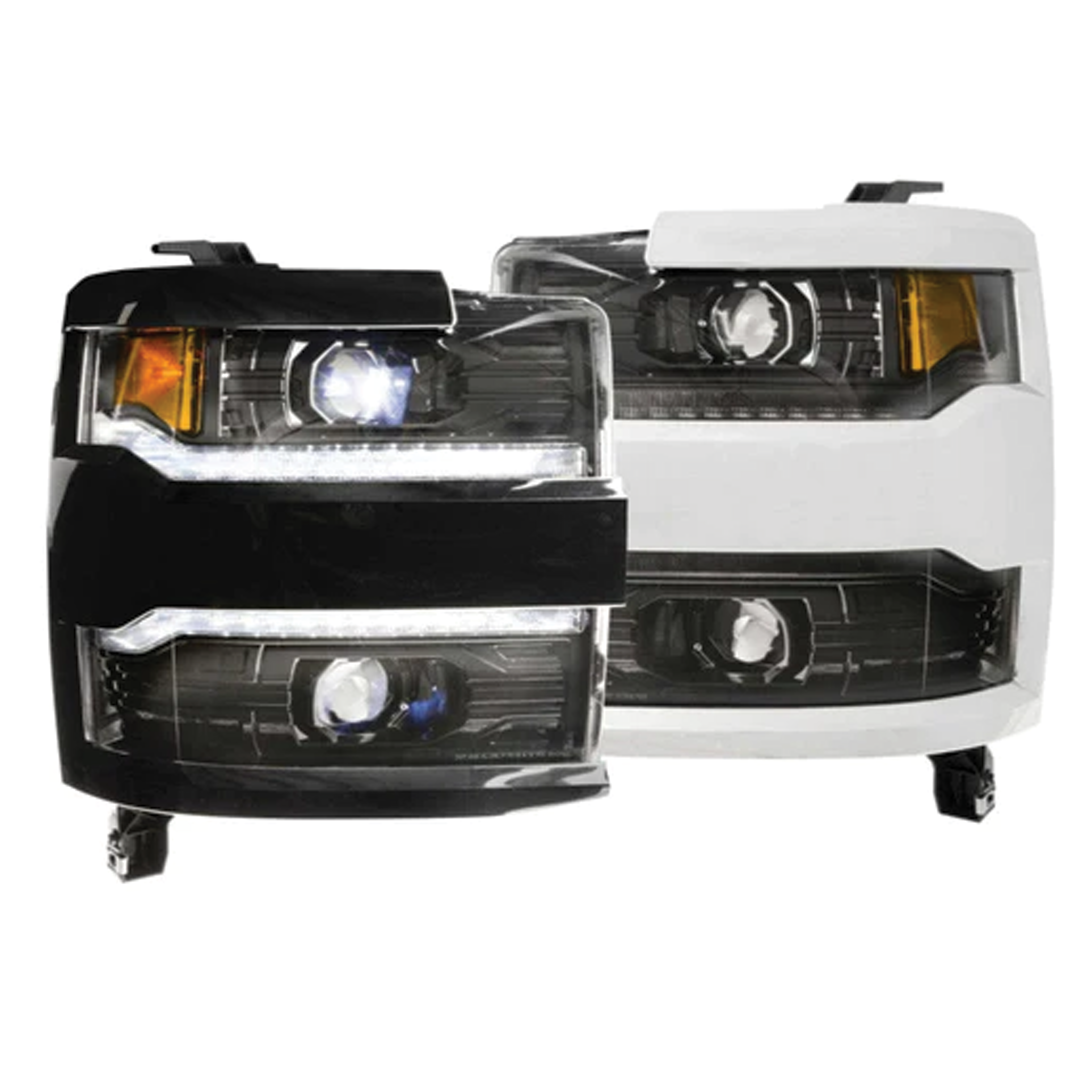 Chevrolet Silverado HD: Headlights (2015 - 2019) | XB – Custom Multicolor LED Lighting by RGB Halo Kits