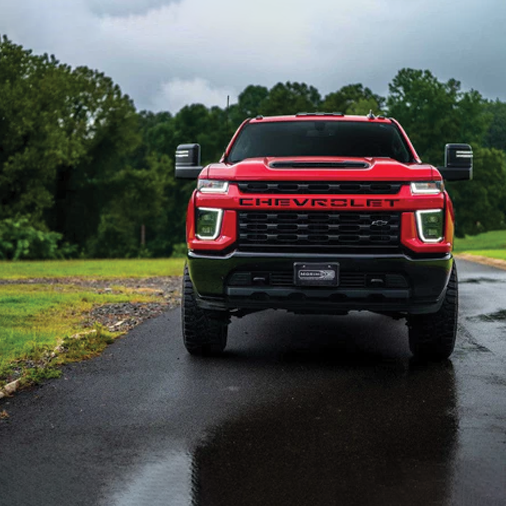 Chevrolet Silverado HD: Headlights (2020 - 2024) | XB Hybrid – Custom Multicolor LED Lighting by RGB Halo Kits