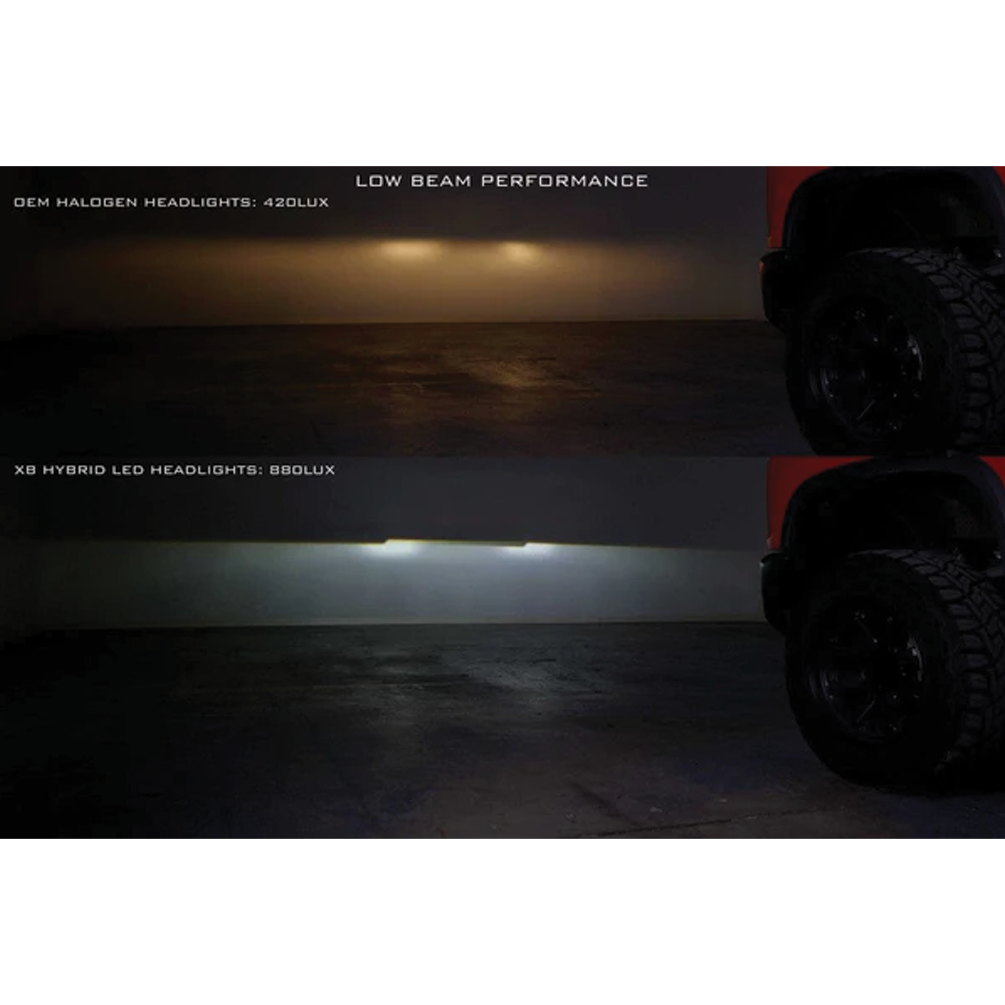 Chevrolet Silverado HD: Headlights (2020 - 2024) | XB Hybrid – Custom Multicolor LED Lighting by RGB Halo Kits