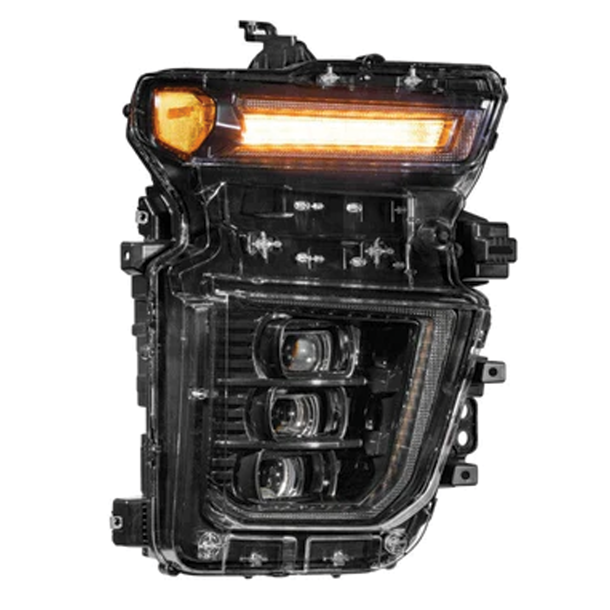 Chevrolet Silverado HD: LED Headlights (2020 - 2024) | XB – Custom Multicolor LED Lighting by RGB Halo Kits