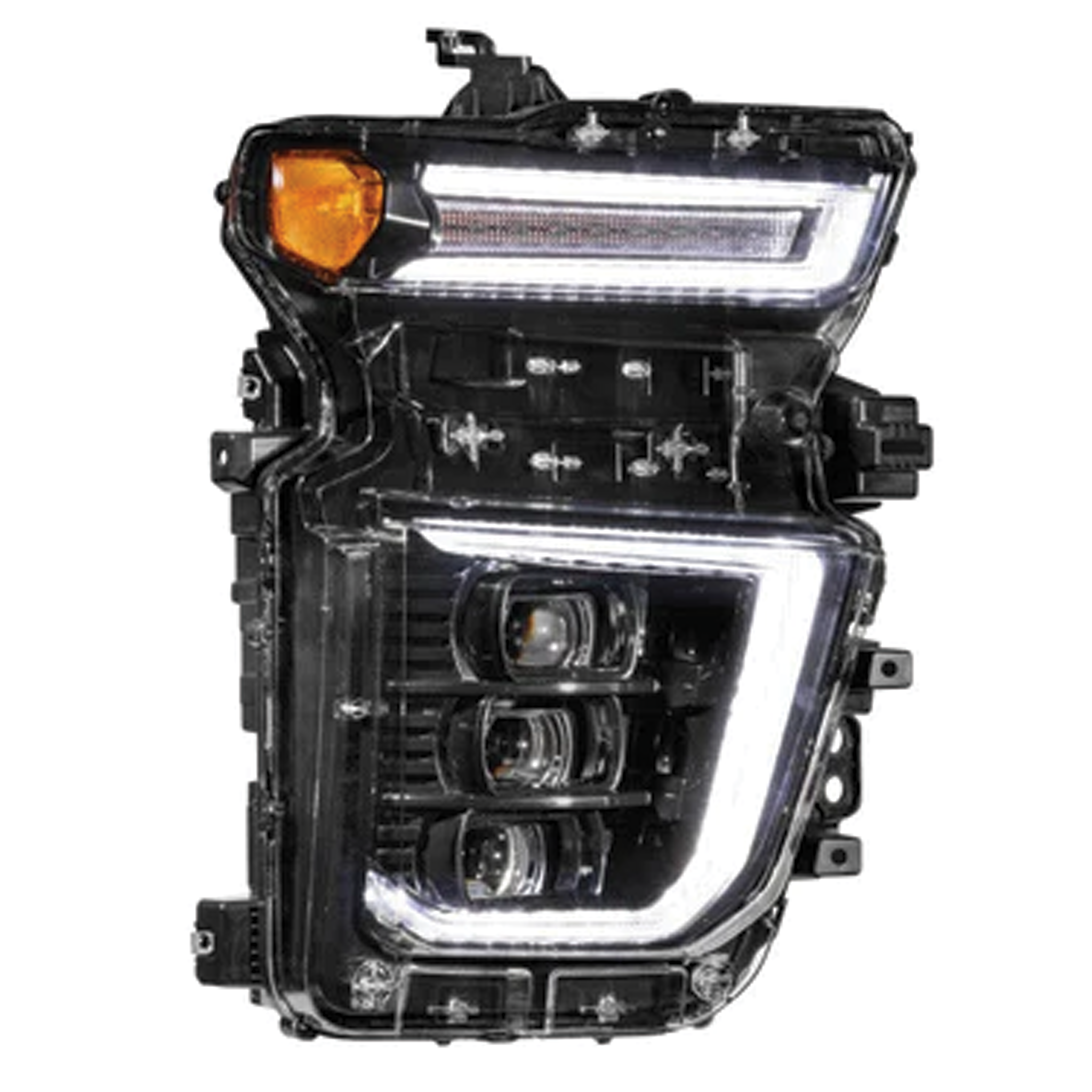 Chevrolet Silverado HD: LED Headlights (2020 - 2024) | XB – Custom Multicolor LED Lighting by RGB Halo Kits