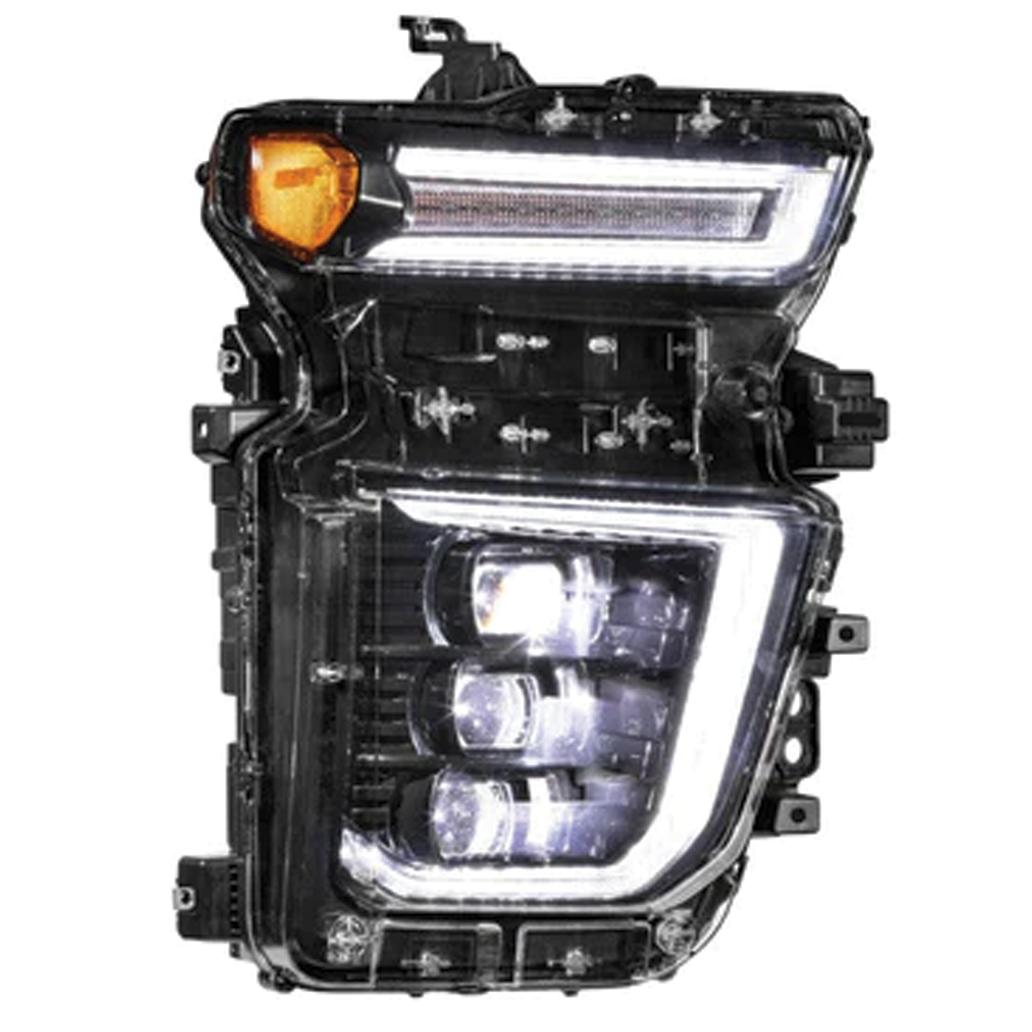 Chevrolet Silverado HD: LED Headlights (2020 - 2024) | XB – Custom Multicolor LED Lighting by RGB Halo Kits