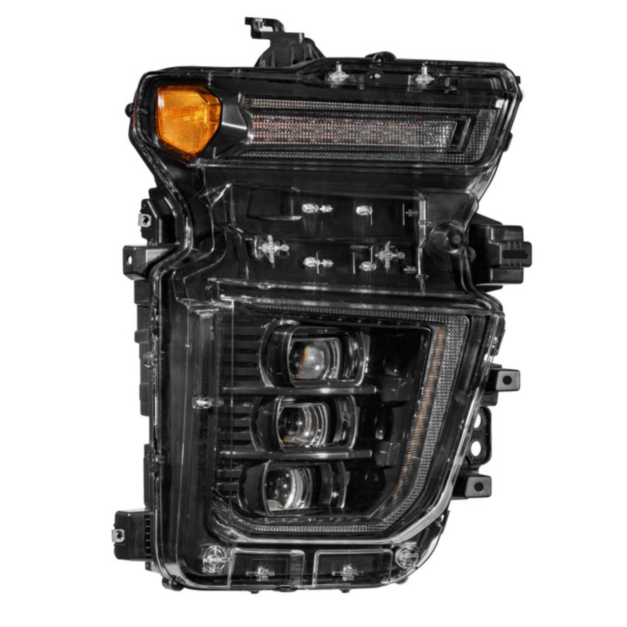 Chevrolet Silverado HD: Multicolor Flow Series Headlights (2020-2024) | XB Morimoto – Custom Multicolor LED Lighting by RGB Halo Kits