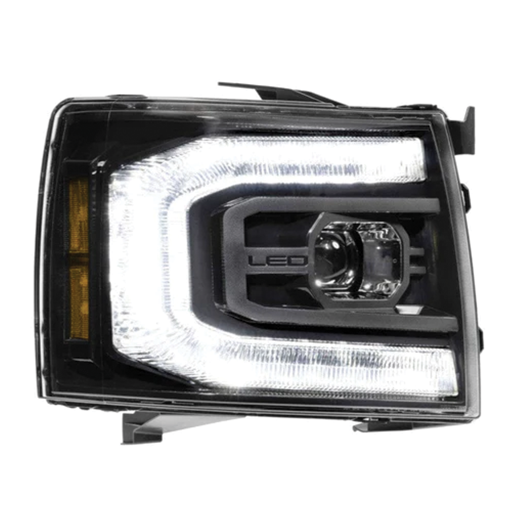 Chevrolet Silverado: LED Headlights (2007 - 2013) | XB – Custom Multicolor LED Lighting by RGB Halo Kits