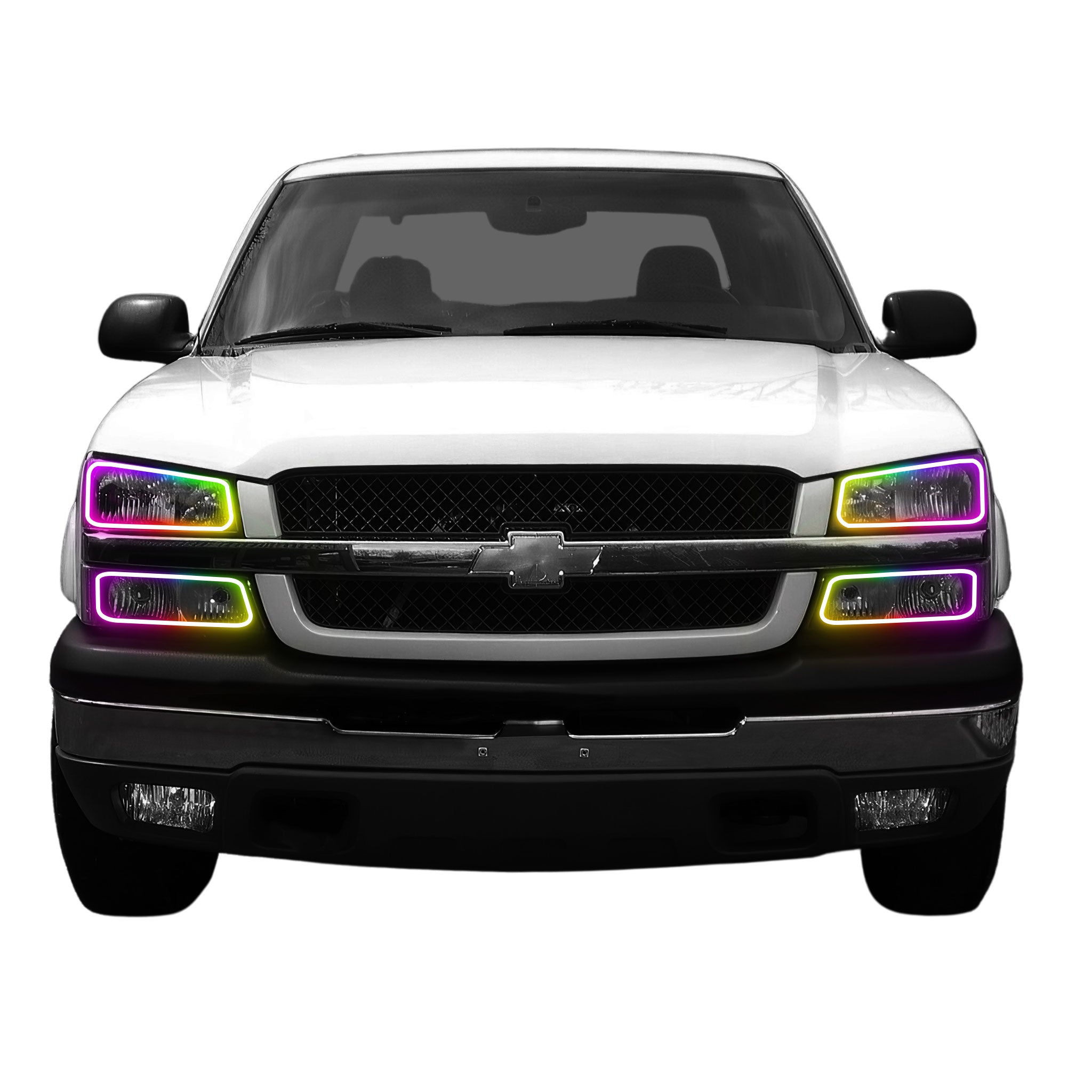 Chevrolet Silverado Multicolor Flow Halo Kit (2003-2006) – Custom Multicolor LED Lighting by RGB Halo Kits