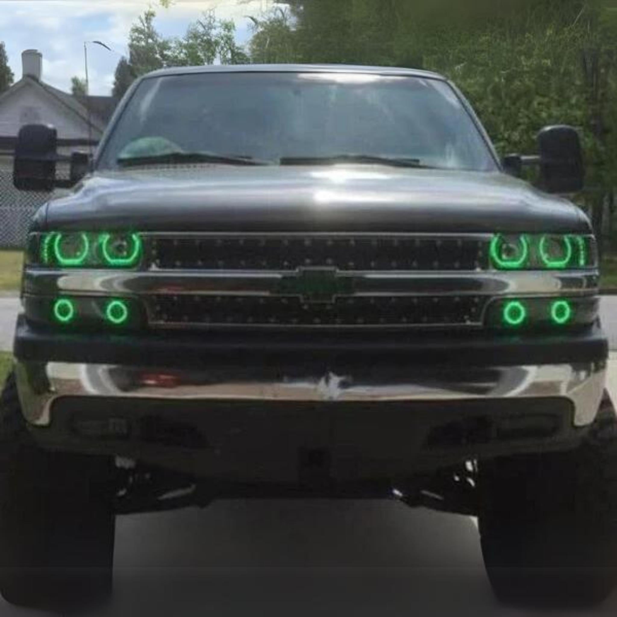 Chevrolet Silverado Multicolor Halo Kit (1999-2002) – Custom Multicolor LED Lighting by RGB Halo Kits
