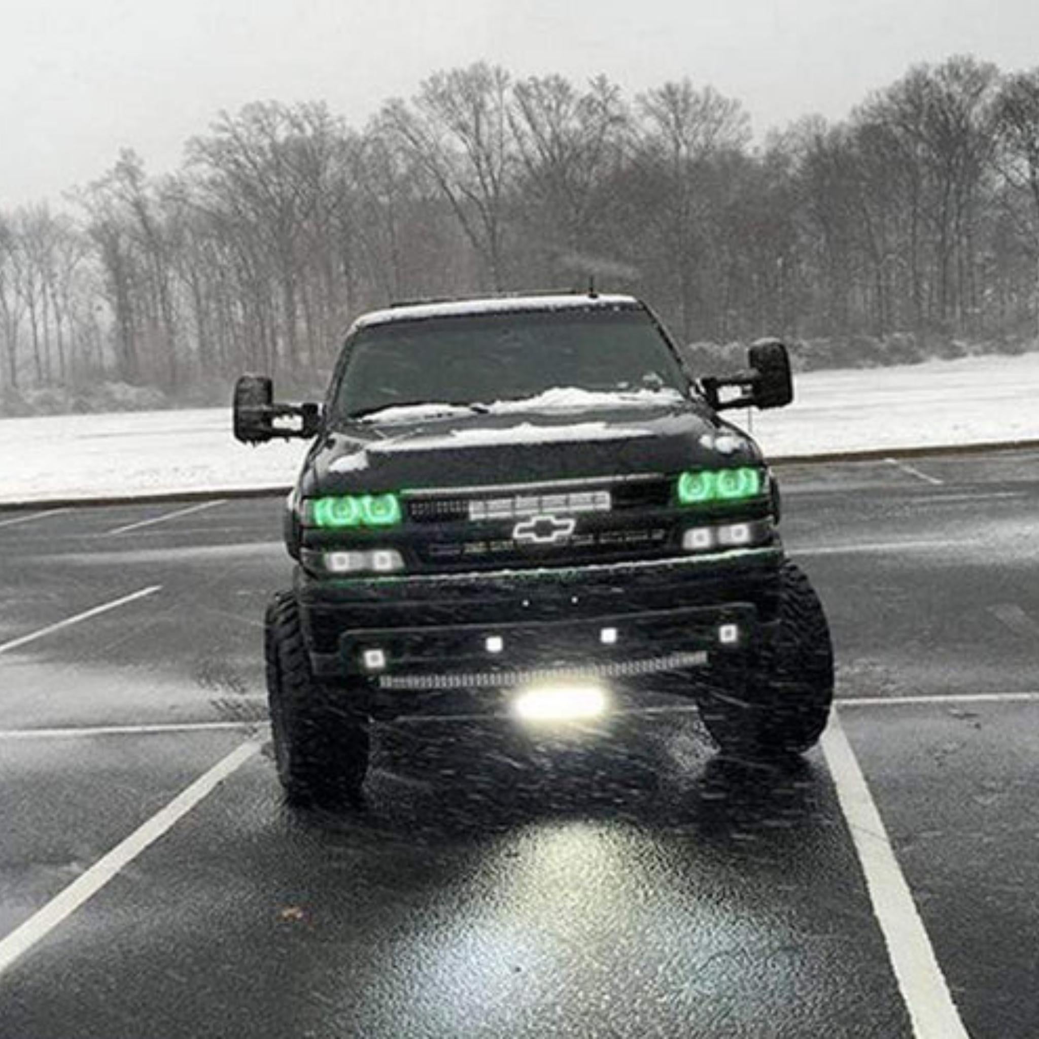 Chevrolet Silverado Multicolor Halo Kit (1999-2002) – Custom Multicolor LED Lighting by RGB Halo Kits