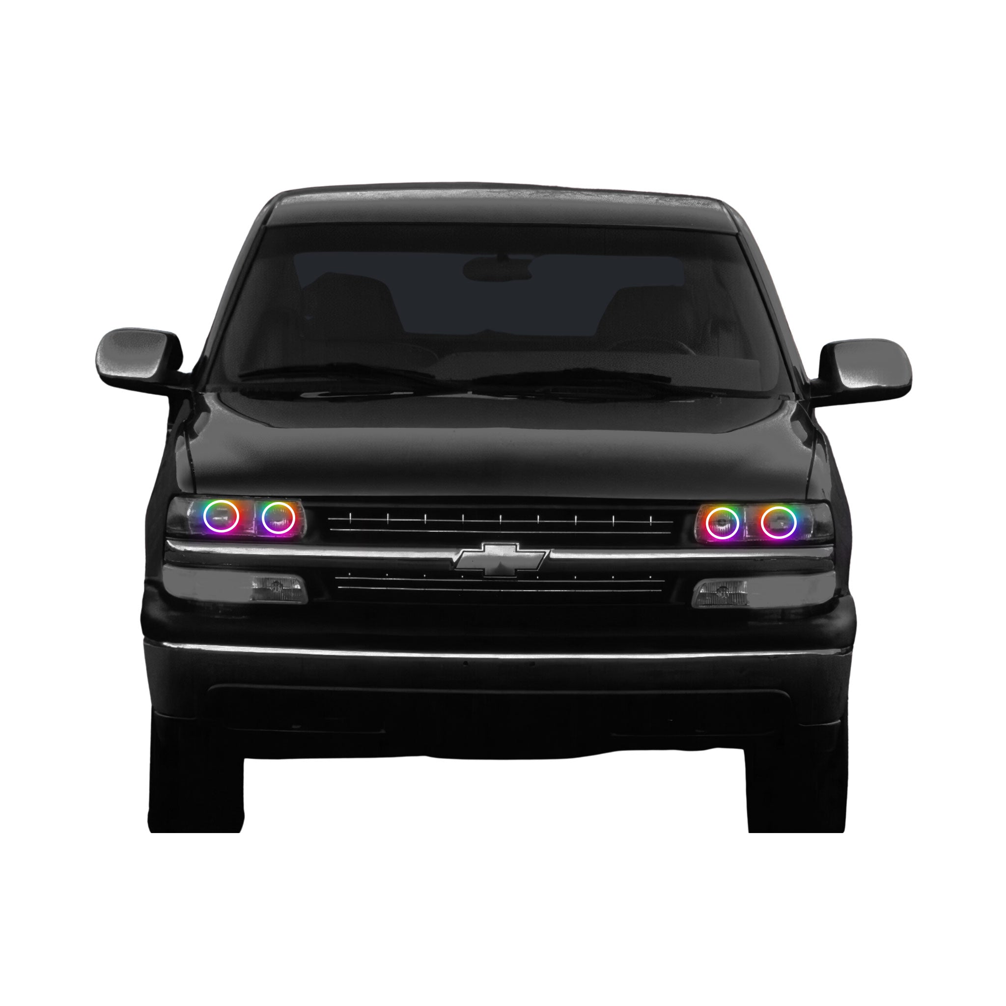 Chevrolet Silverado Multicolor Halo Kit (1999-2002) – Custom Multicolor LED Lighting by RGB Halo Kits