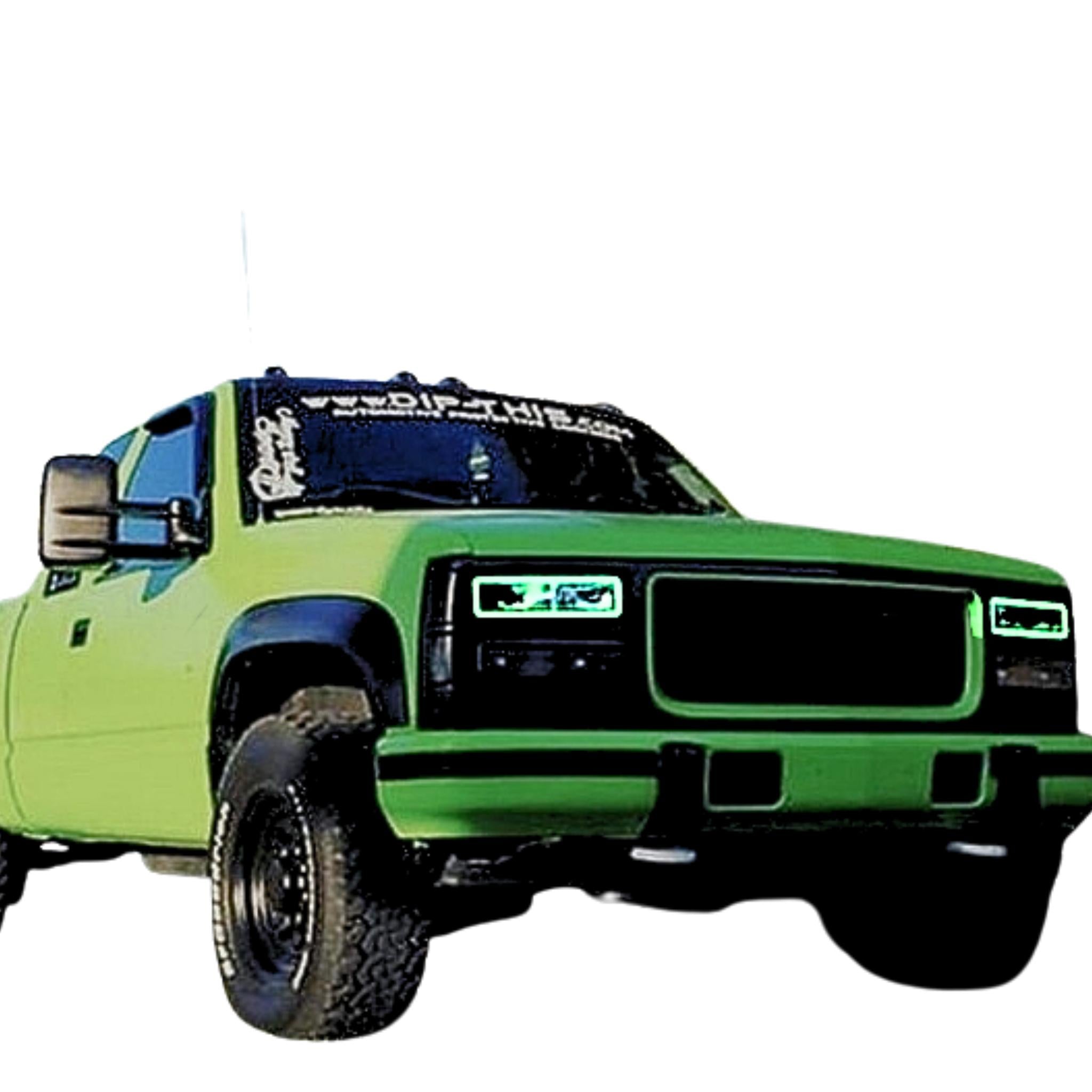 Chevrolet Silverado Multicolor Halo Kit (Upper Halos Only 1989-1999) – Custom Multicolor LED Lighting by RGB Halo Kits