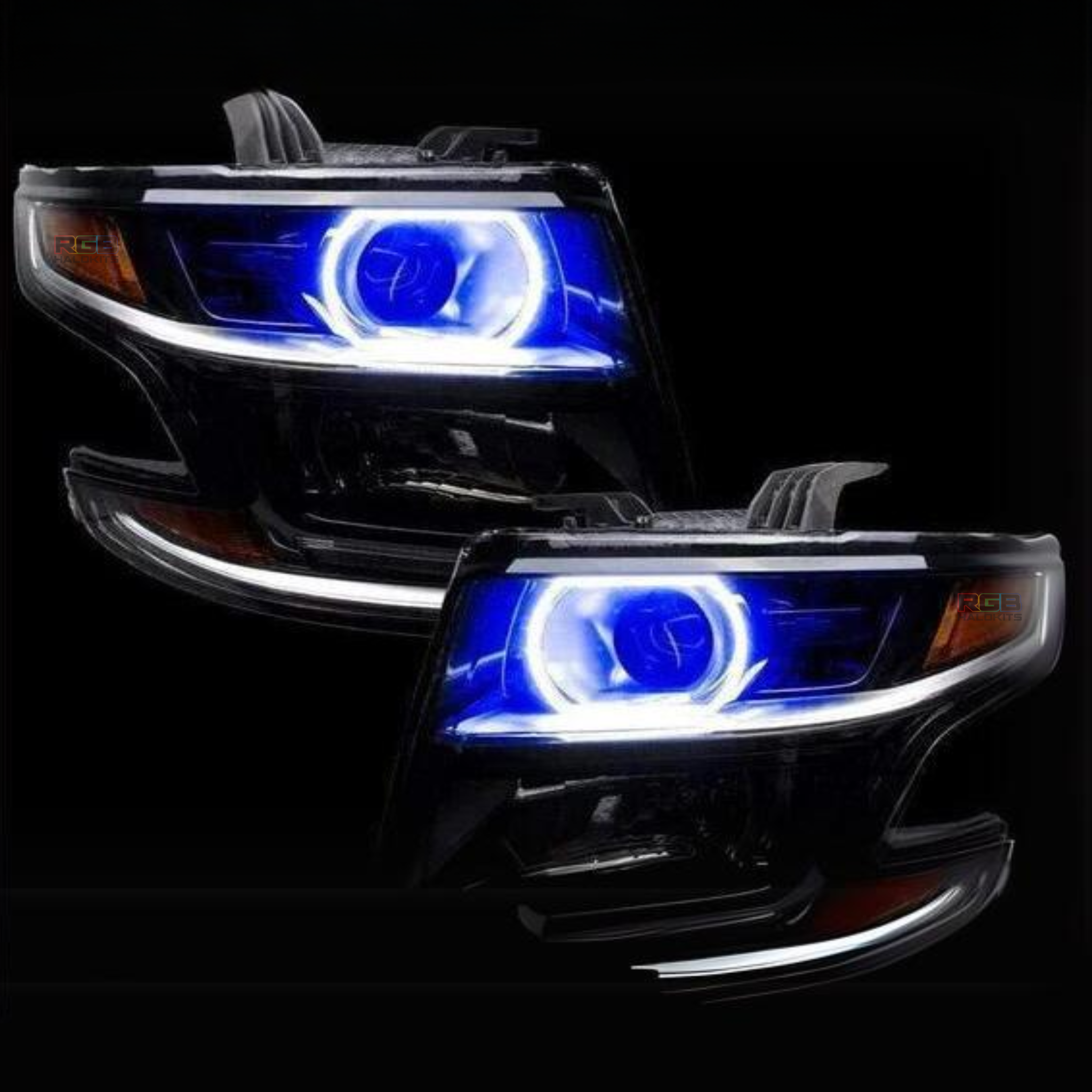 Chevrolet Tahoe Multicolor Halo Kit (2015-2018) – Custom Multicolor LED Lighting by RGB Halo Kits