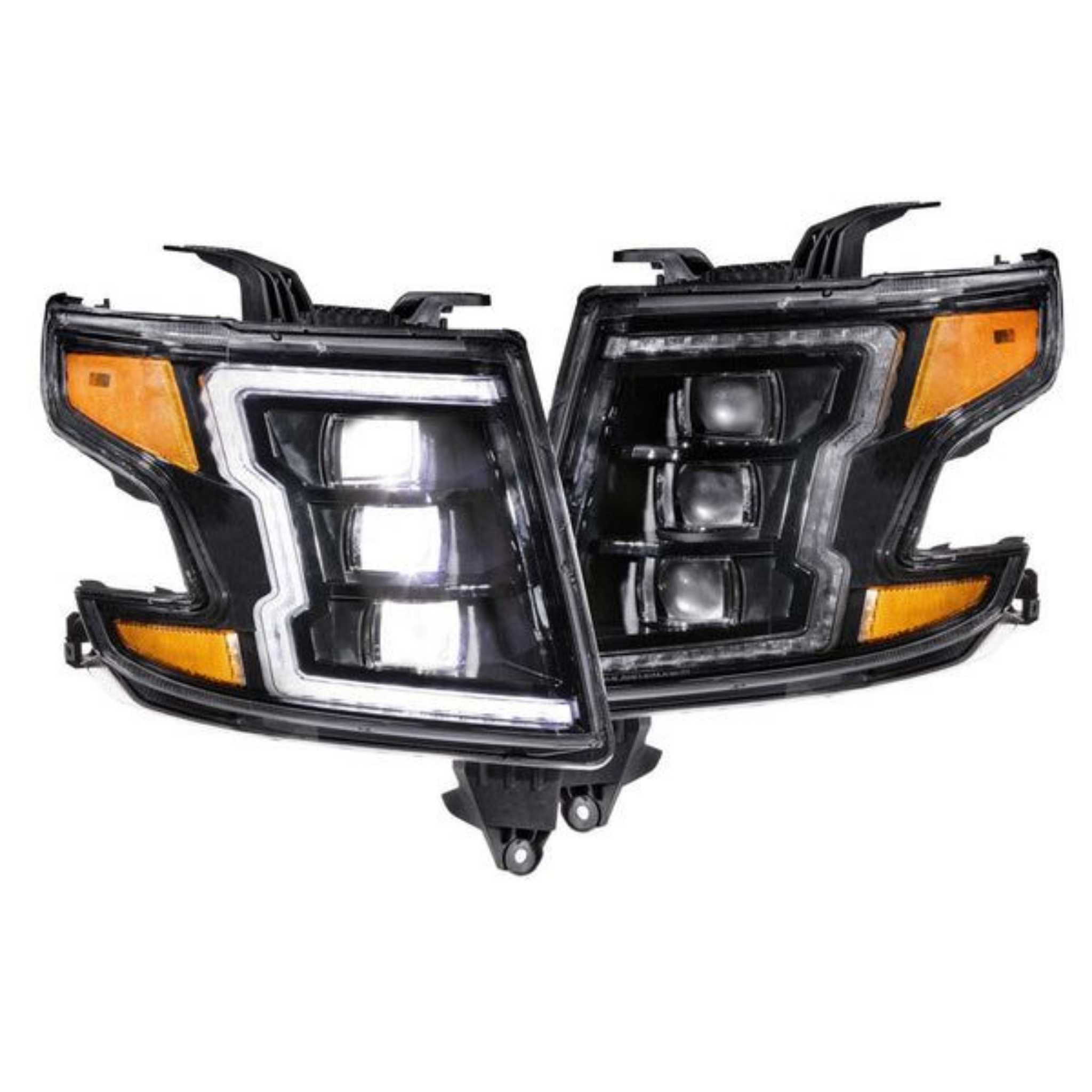 Chevrolet Tahoe/Suburban: LED Headlights (2015 - 2020) | XB – Custom Multicolor LED Lighting by RGB Halo Kits