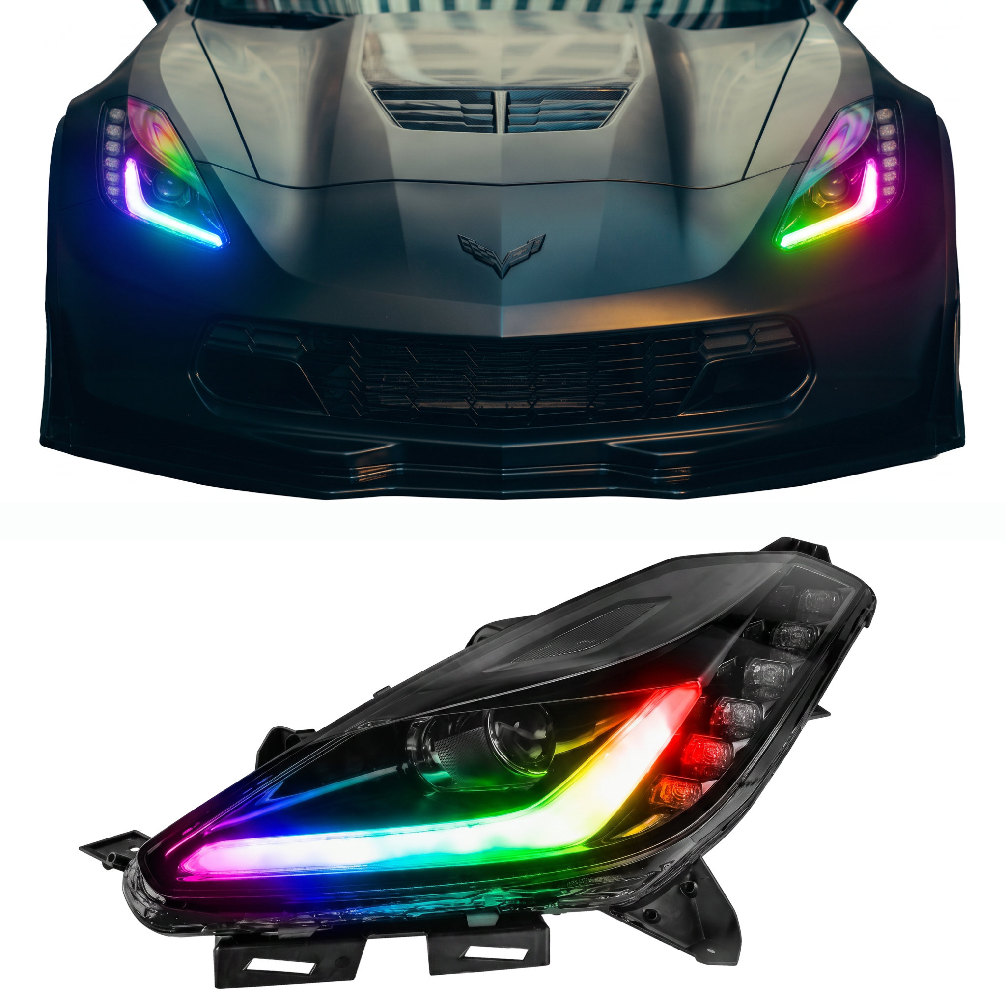 Chevrolet Corvette Multicolor DRL Boards (2014-2019)