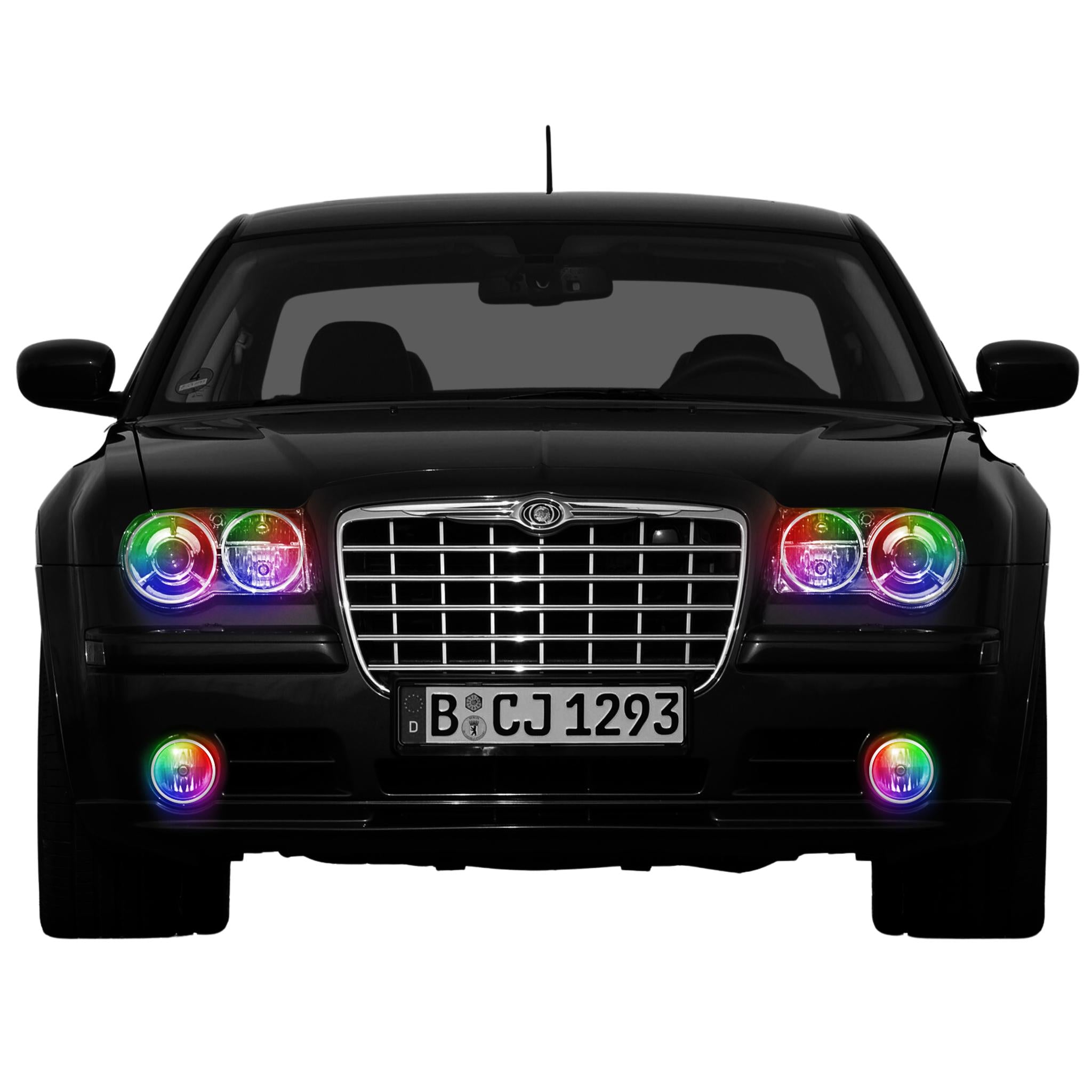 Chrysler 300 Multicolor Halo Kit (Base Model 2005-2010) – Custom Multicolor LED Lighting by RGB Halo Kits
