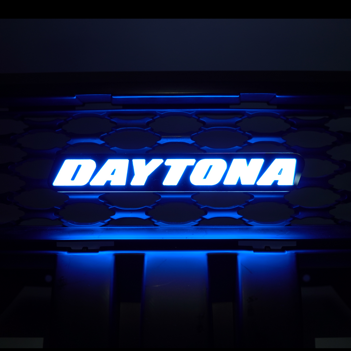Daytona LED Emblem Badge: (Multicolor)