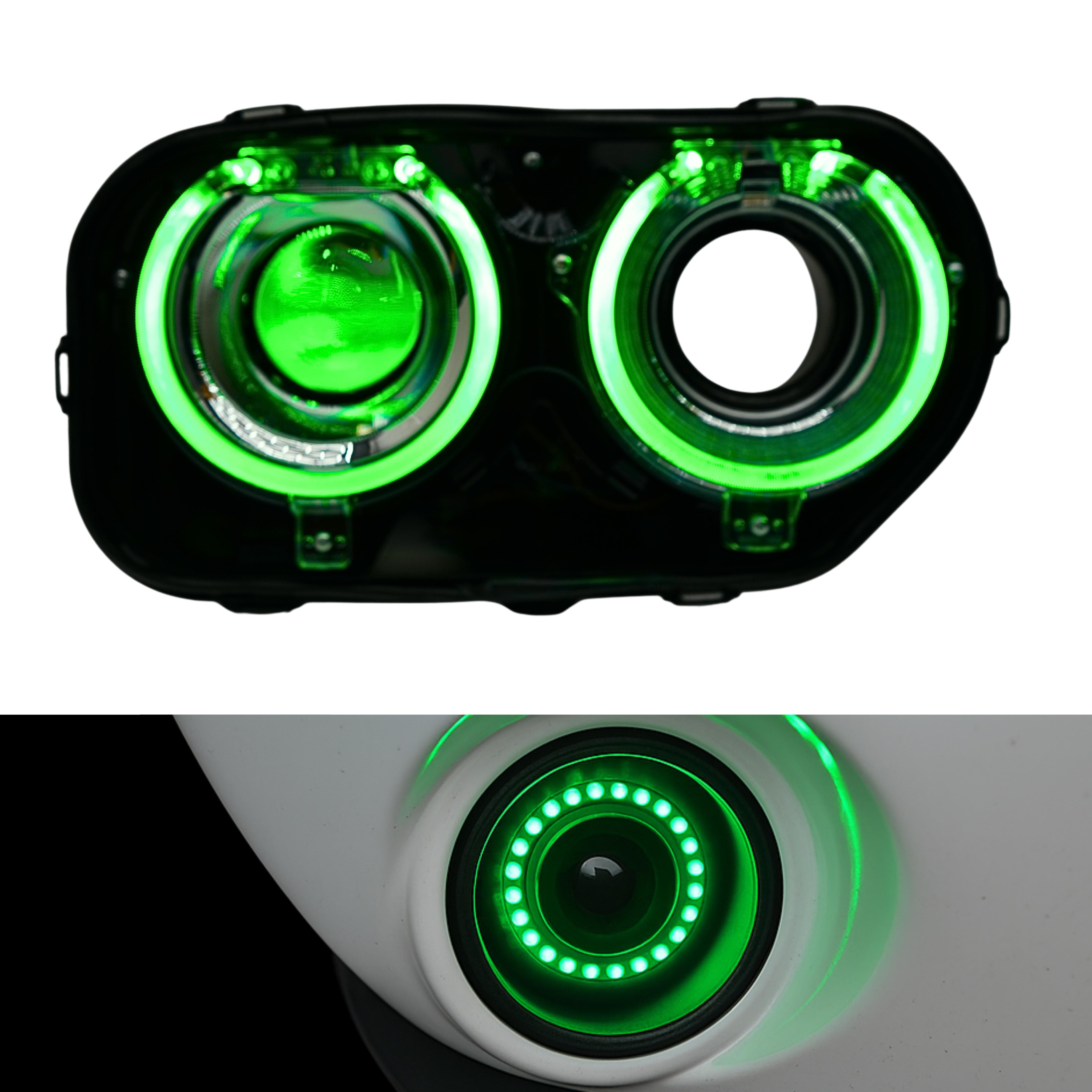 Dodge Challenger RGBW DRL Boards (2015-2023) – Custom Multicolor LED Lighting by RGB Halo Kits