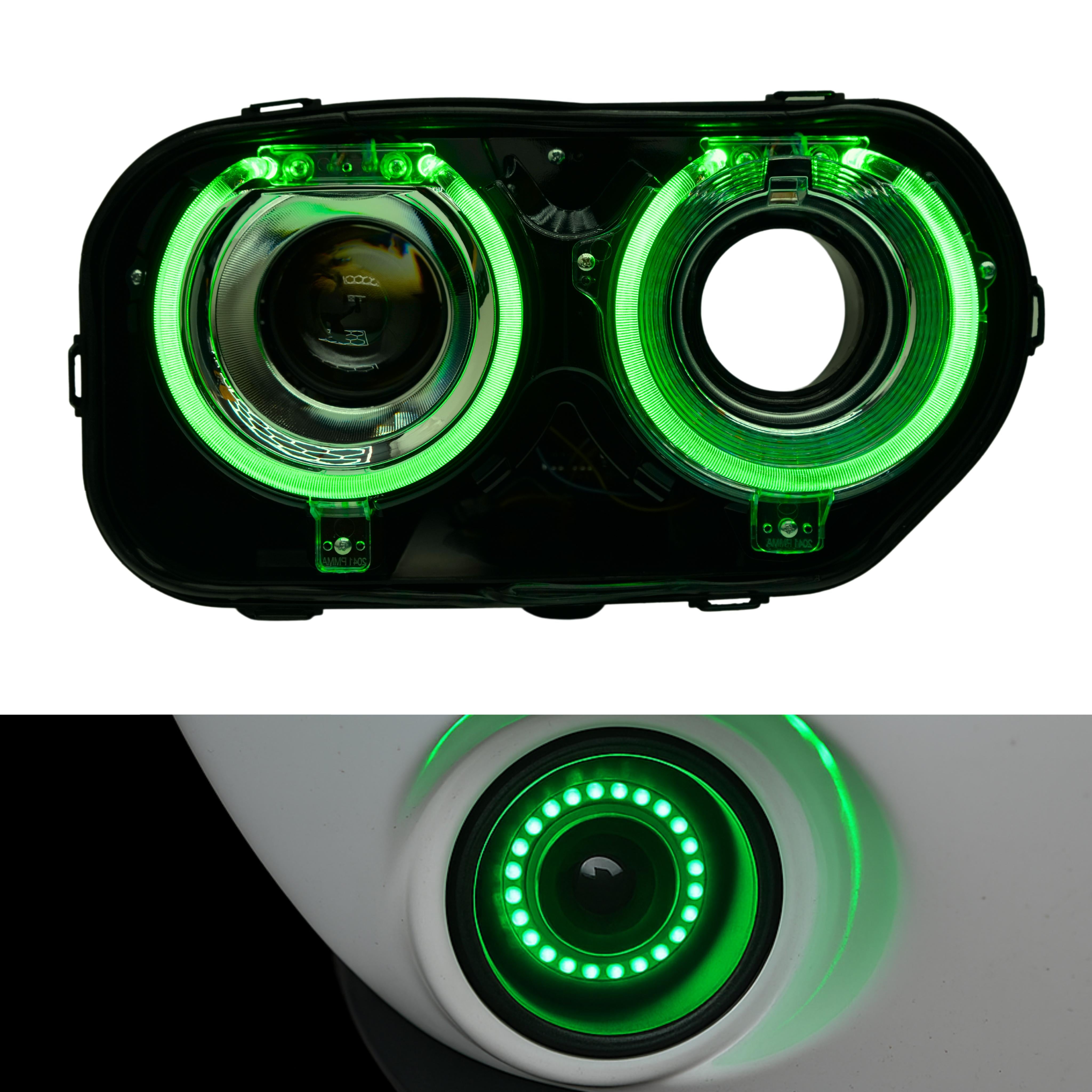 Dodge Challenger RGBW DRL Boards (2015-2023) – Custom Multicolor LED Lighting by RGB Halo Kits