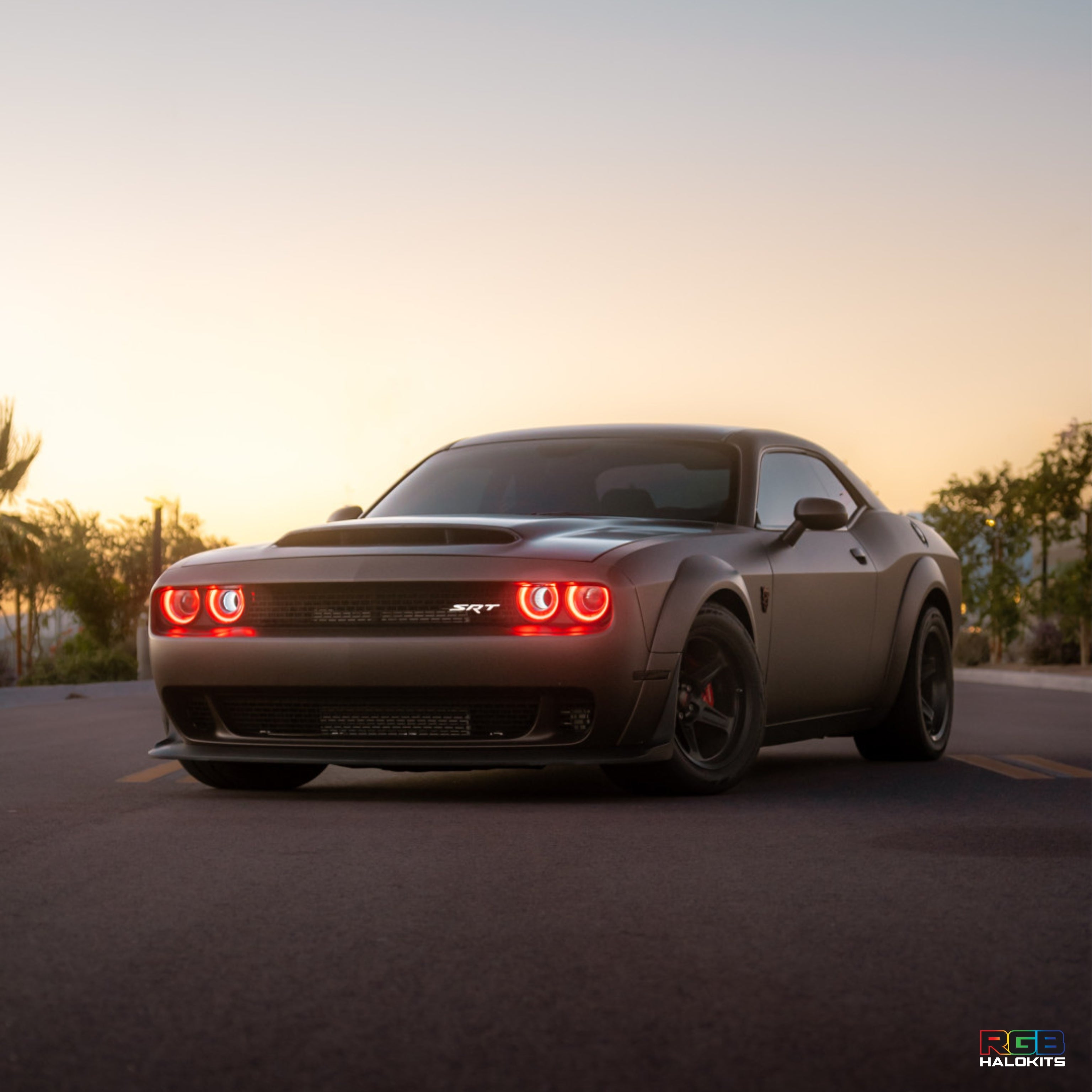 Dodge Challenger RGBW DRL Boards (2015-2023) – Custom Multicolor LED Lighting by RGB Halo Kits