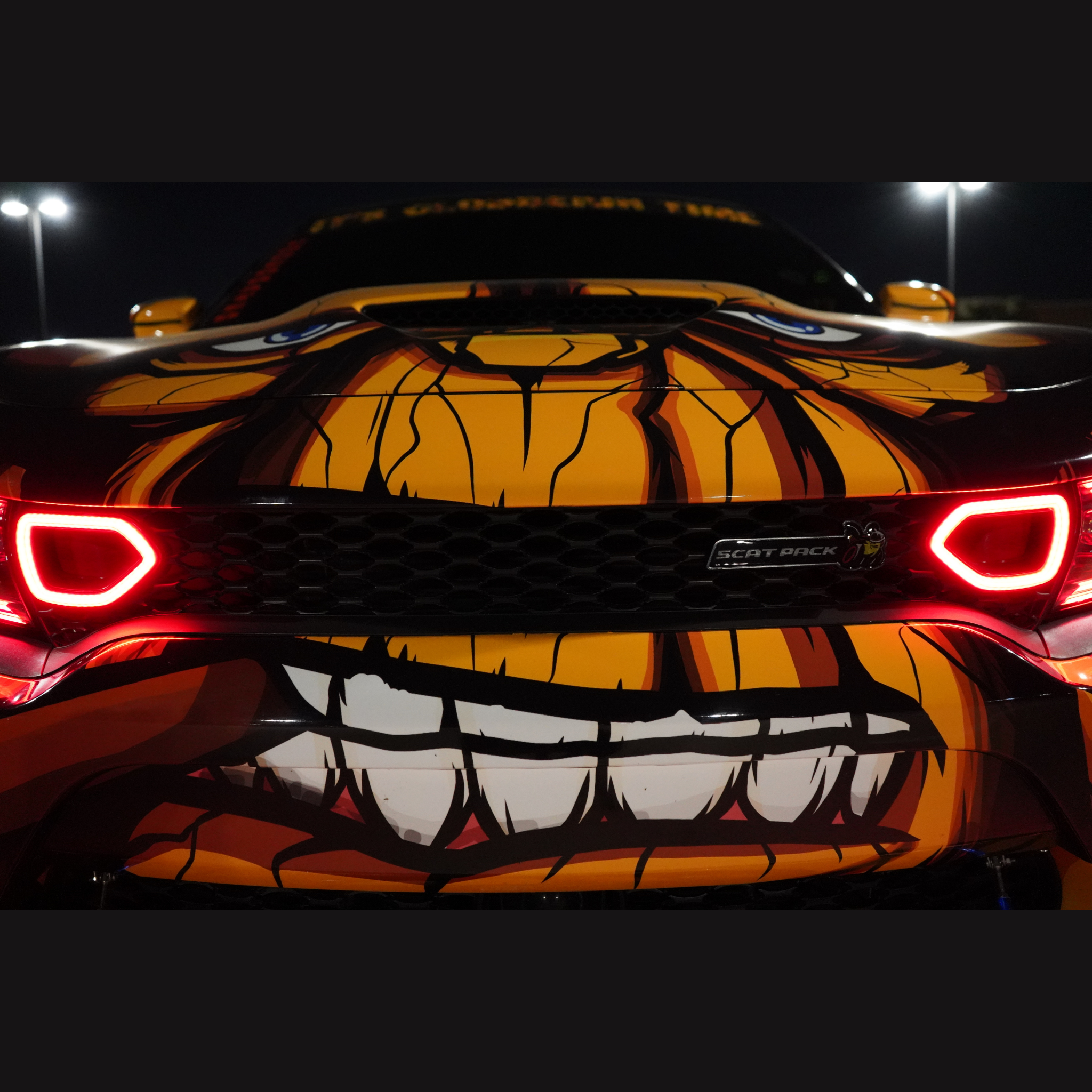Dodge Charger Diffused Snorkel LED Accents (Multicolor Flow) 2015-2023 – Custom Multicolor LED Lighting by RGB Halo Kits