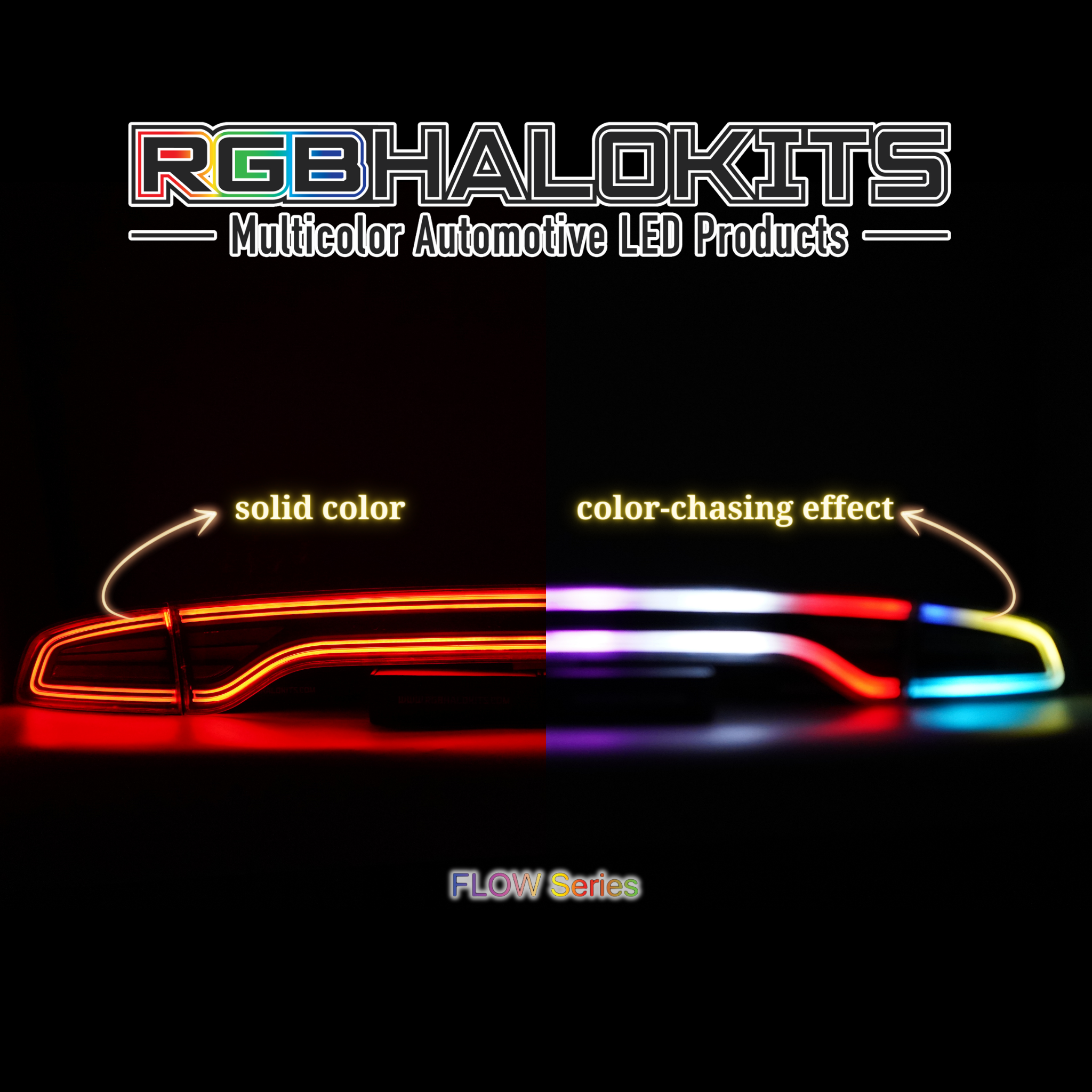 Dodge Charger Multicolor Flow Nova LED Tail Lights  (2015-2023)