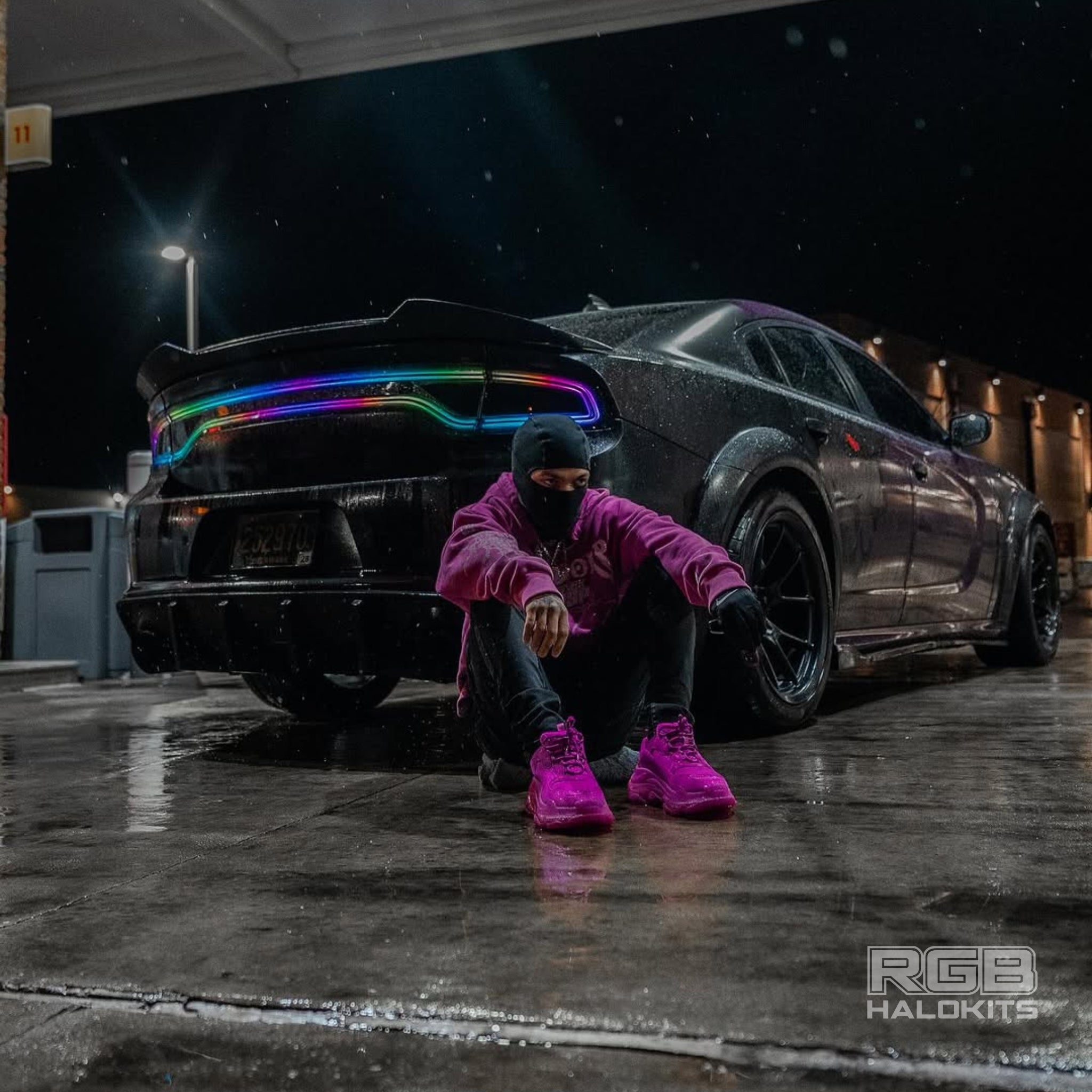 Dodge Charger Multicolor Flow Nova LED Tail Lights  (2015-2023)