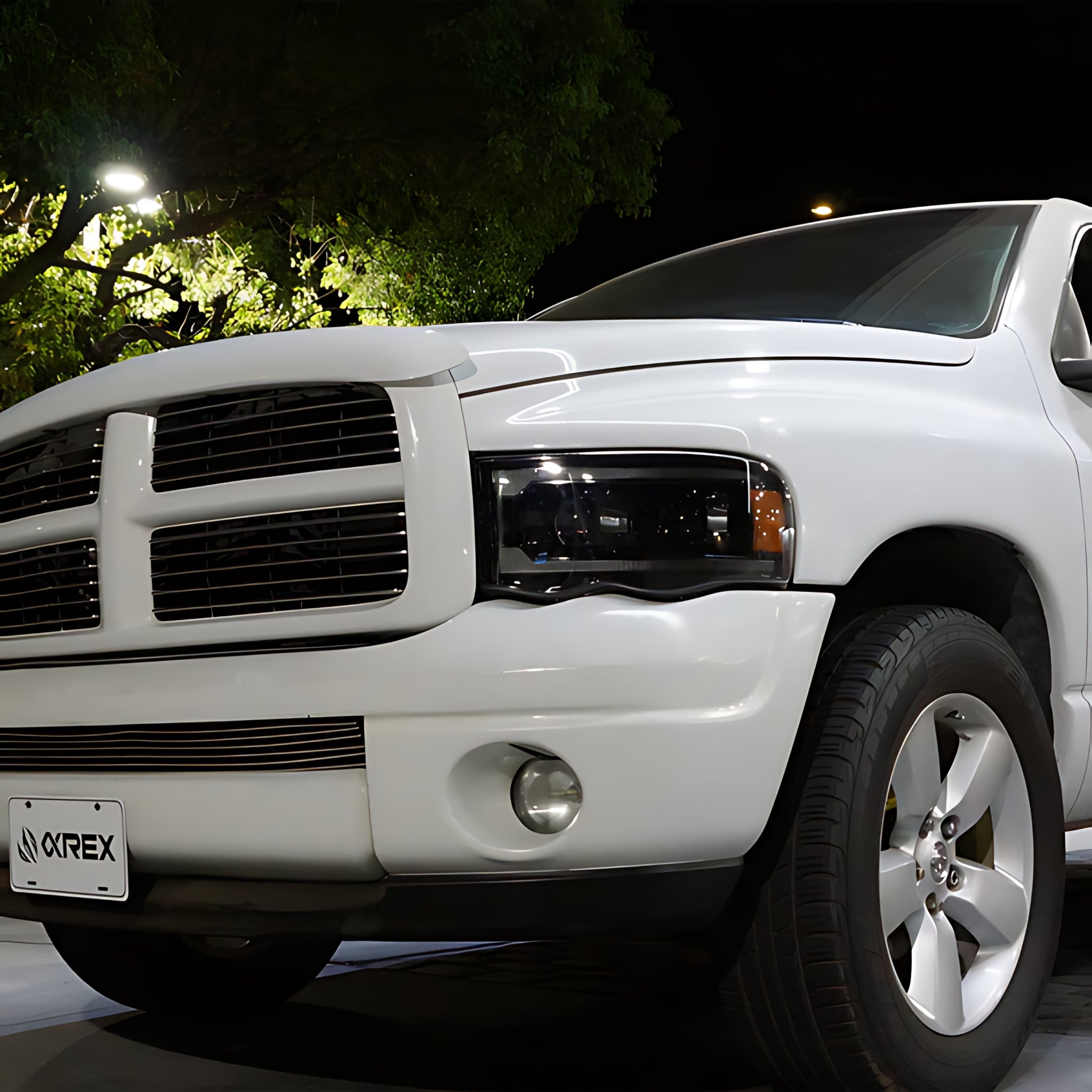 Dodge RAM Headlights (2002-2005) | Alpharex – Custom Multicolor LED Lighting by RGB Halo Kits