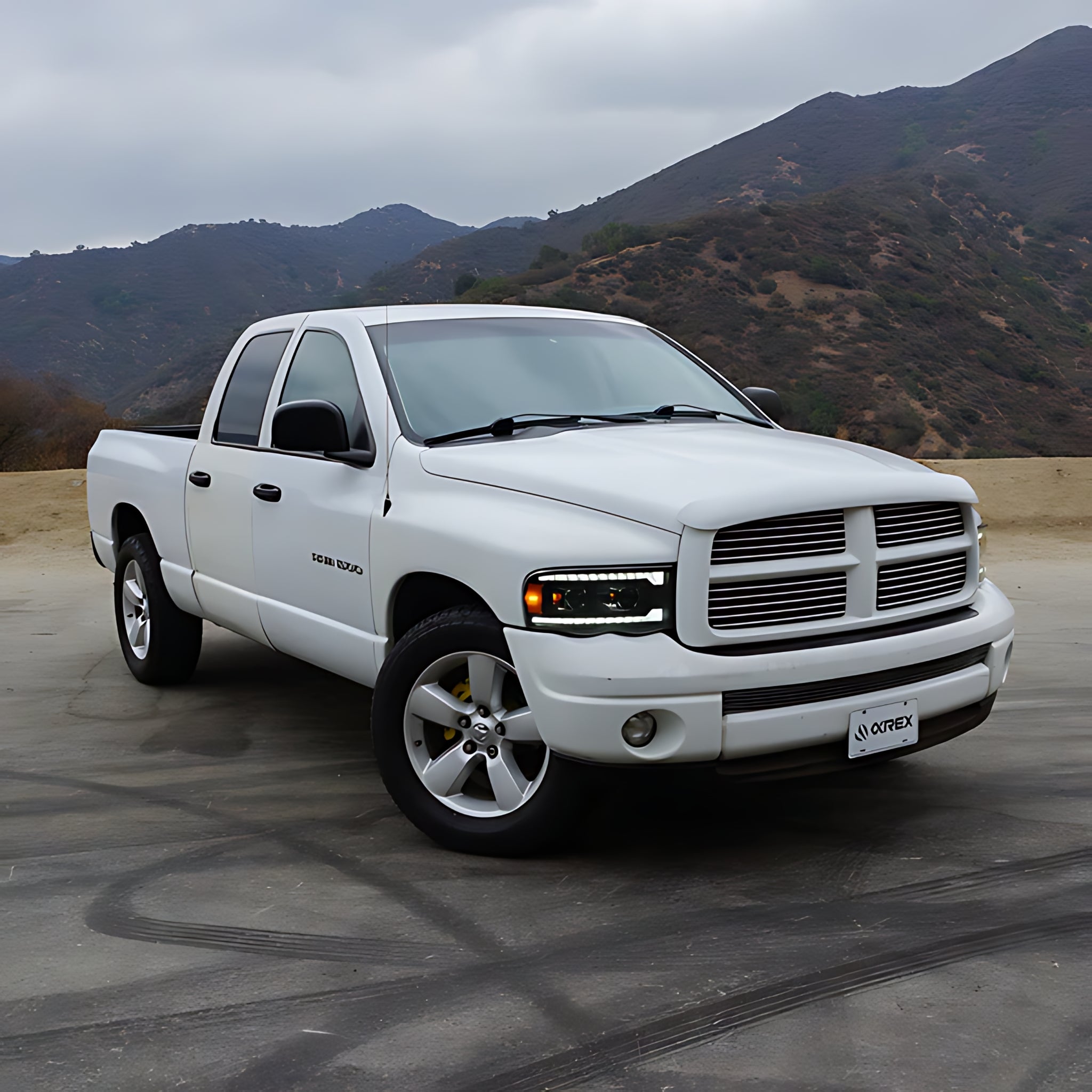 Dodge RAM Headlights (2002-2005) | Alpharex – Custom Multicolor LED Lighting by RGB Halo Kits