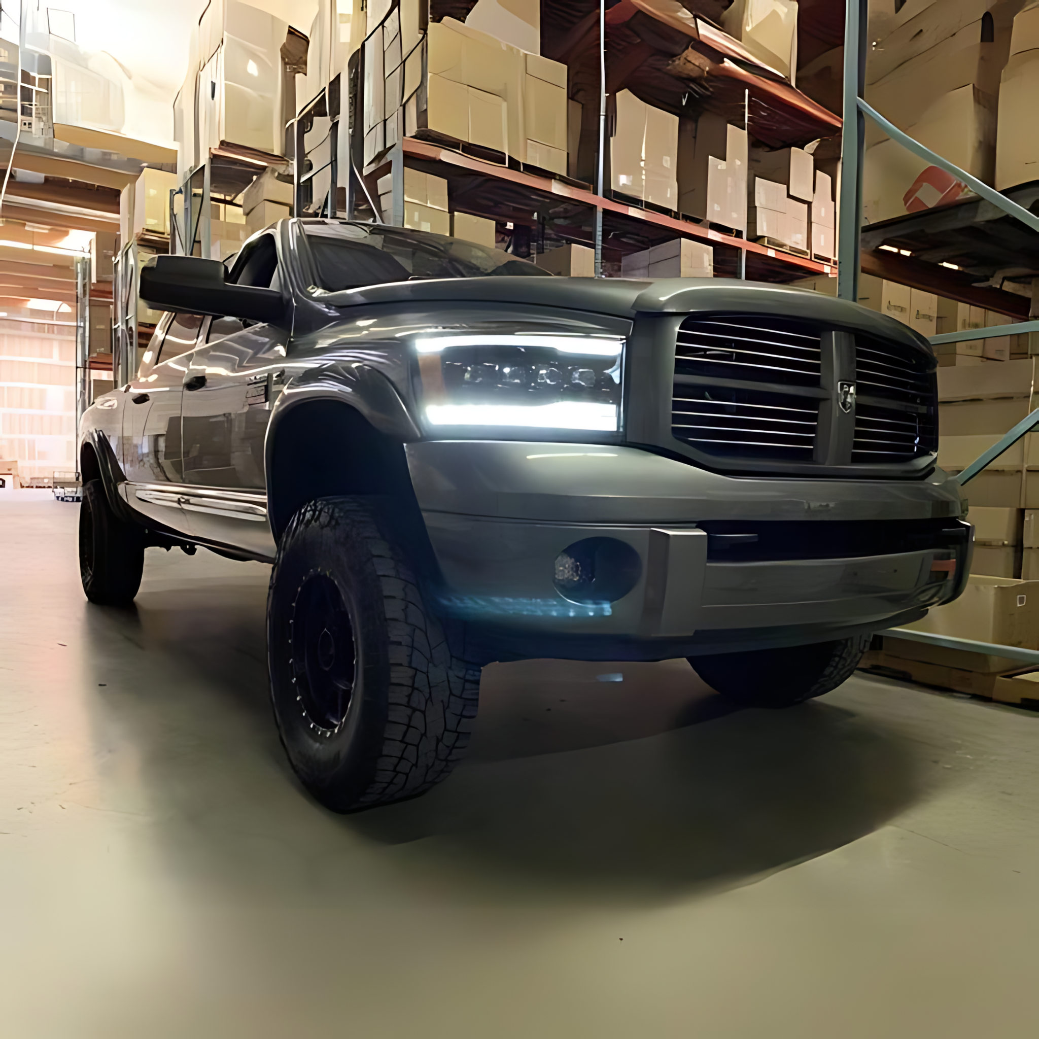 Dodge RAM Headlights (2006-2008) | Alpharex – Custom Multicolor LED Lighting by RGB Halo Kits