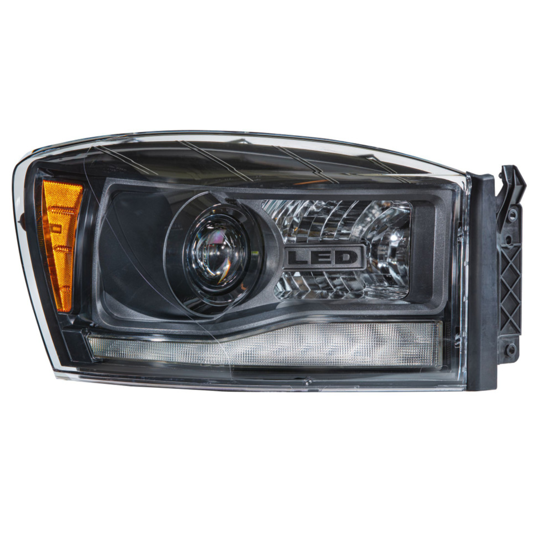 Dodge Ram Multicolor Flow Series Headlights (2006-2008) | XB Hybrid Morimoto – Custom Multicolor LED Lighting by RGB Halo Kits