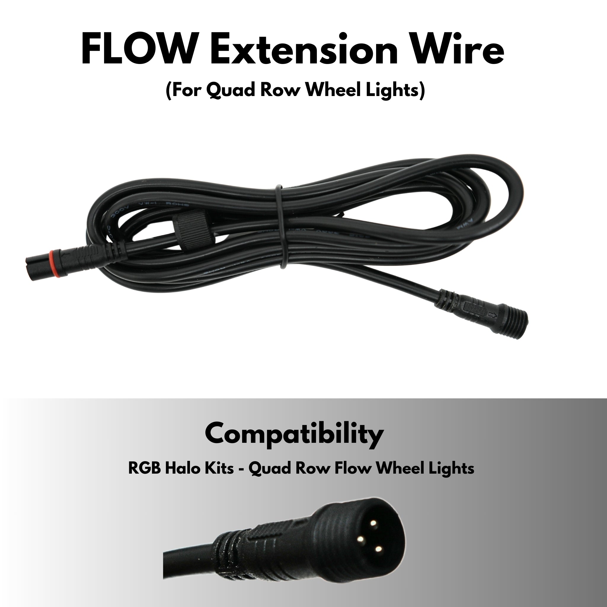 Extension Wire – Custom Multicolor LED Lighting by RGB Halo Kits