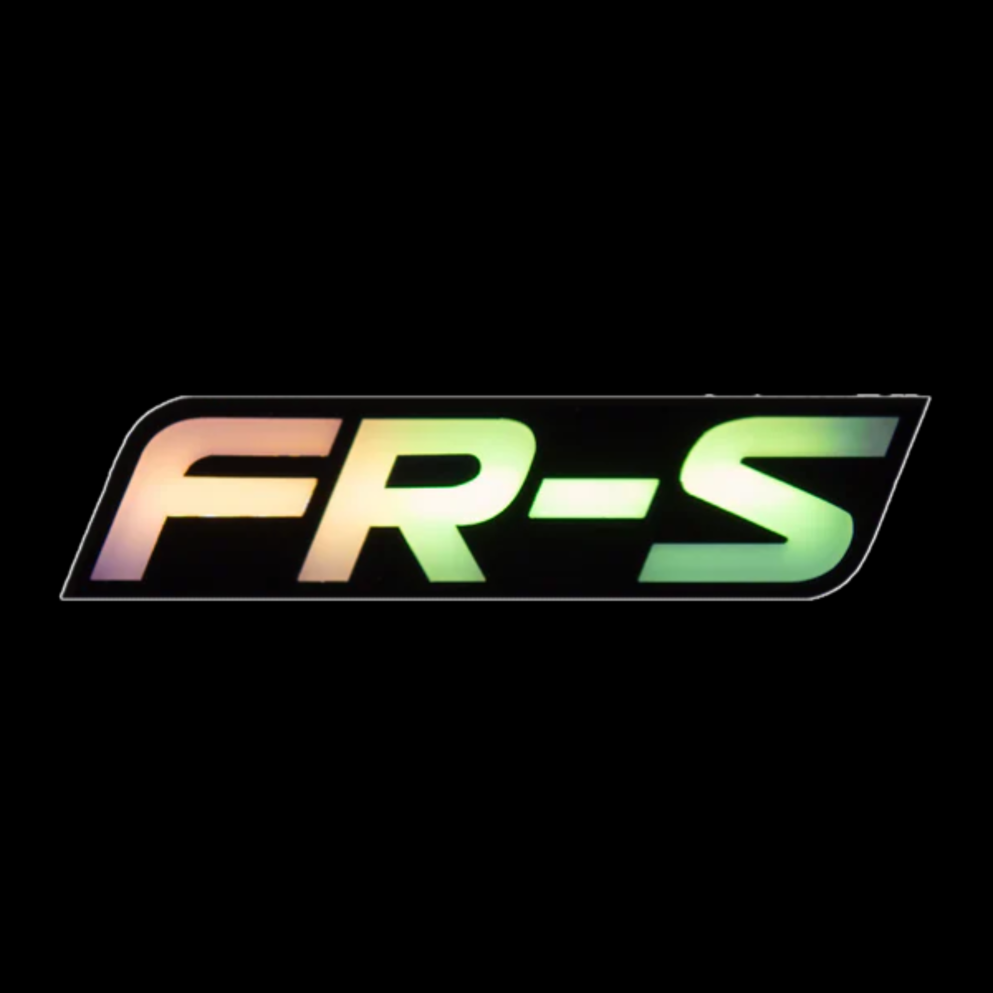 FRS : Illuminated Multicolor Flow LED Badge | Lit Logos – Custom Multicolor LED Lighting by RGB Halo Kits