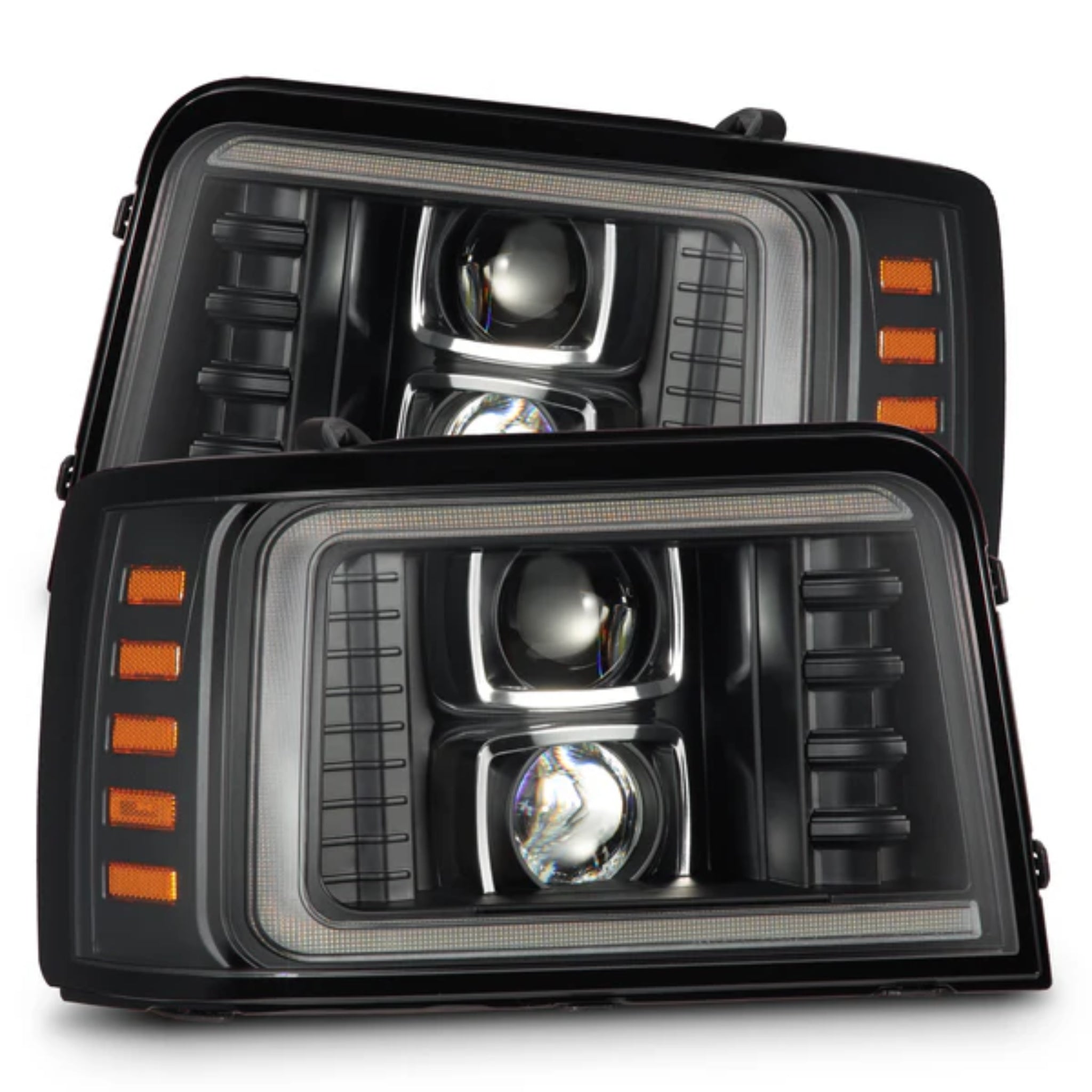 Ford F-Series/Bronco (1992-1996) Headlights | Alpharex – Custom Multicolor LED Lighting by RGB Halo Kits