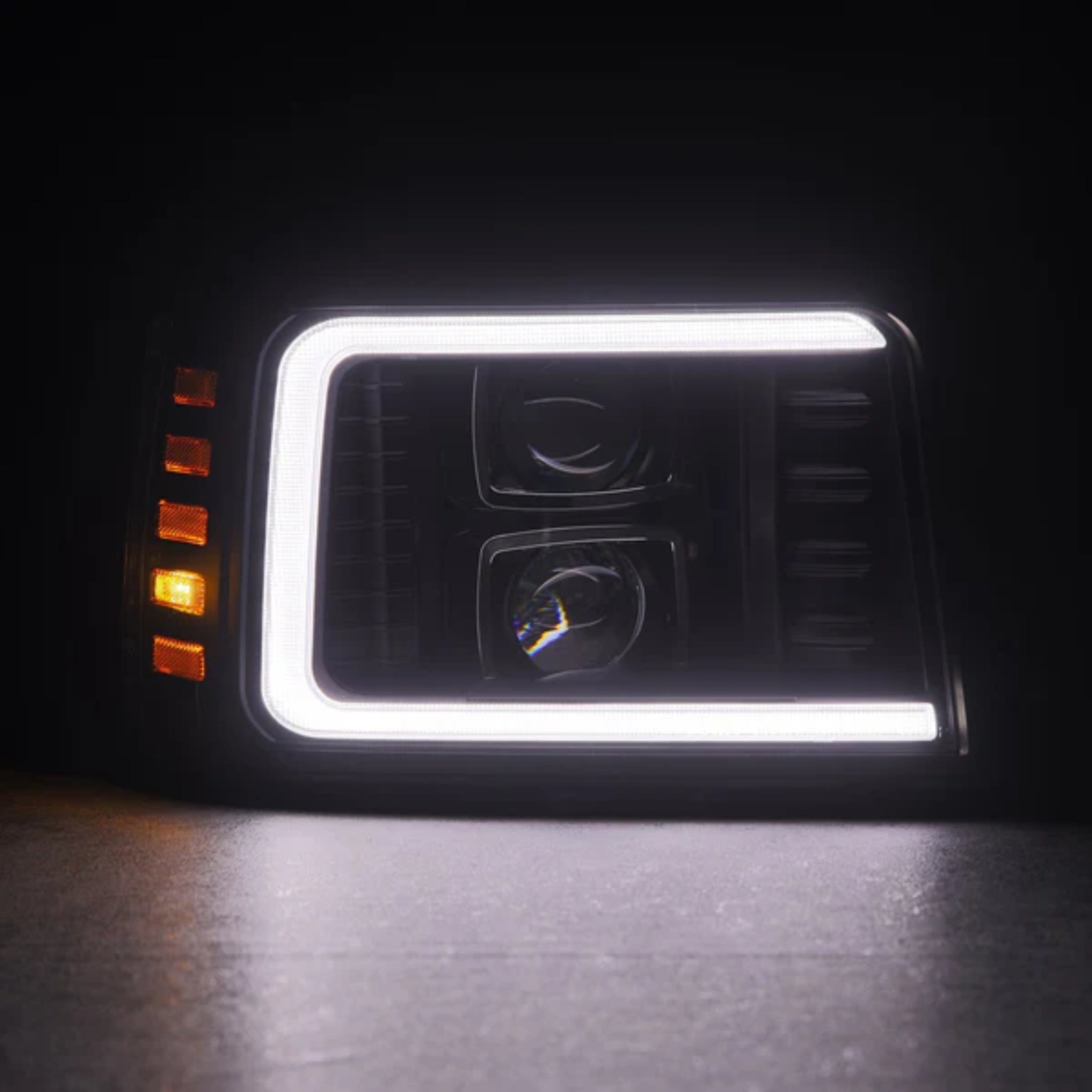 Ford F-Series/Bronco (1992-1996) Headlights | Alpharex – Custom Multicolor LED Lighting by RGB Halo Kits