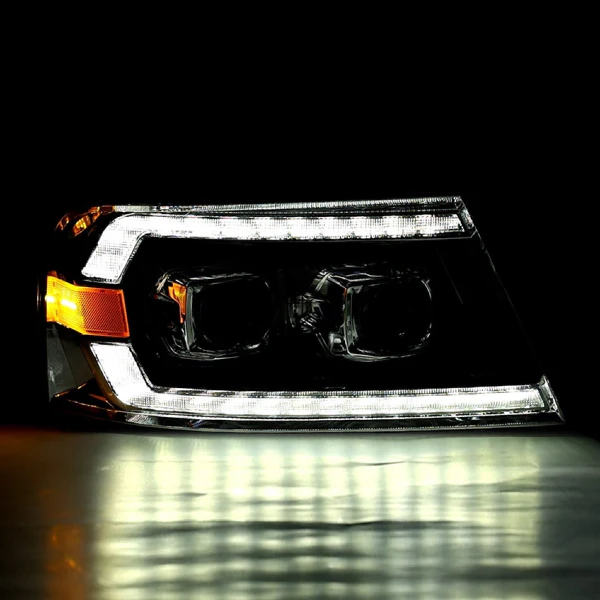 Ford F150 (2004-2008) / Lincoln Mark LT (2006-2008) Headlights | Alpharex – Custom Multicolor LED Lighting by RGB Halo Kits