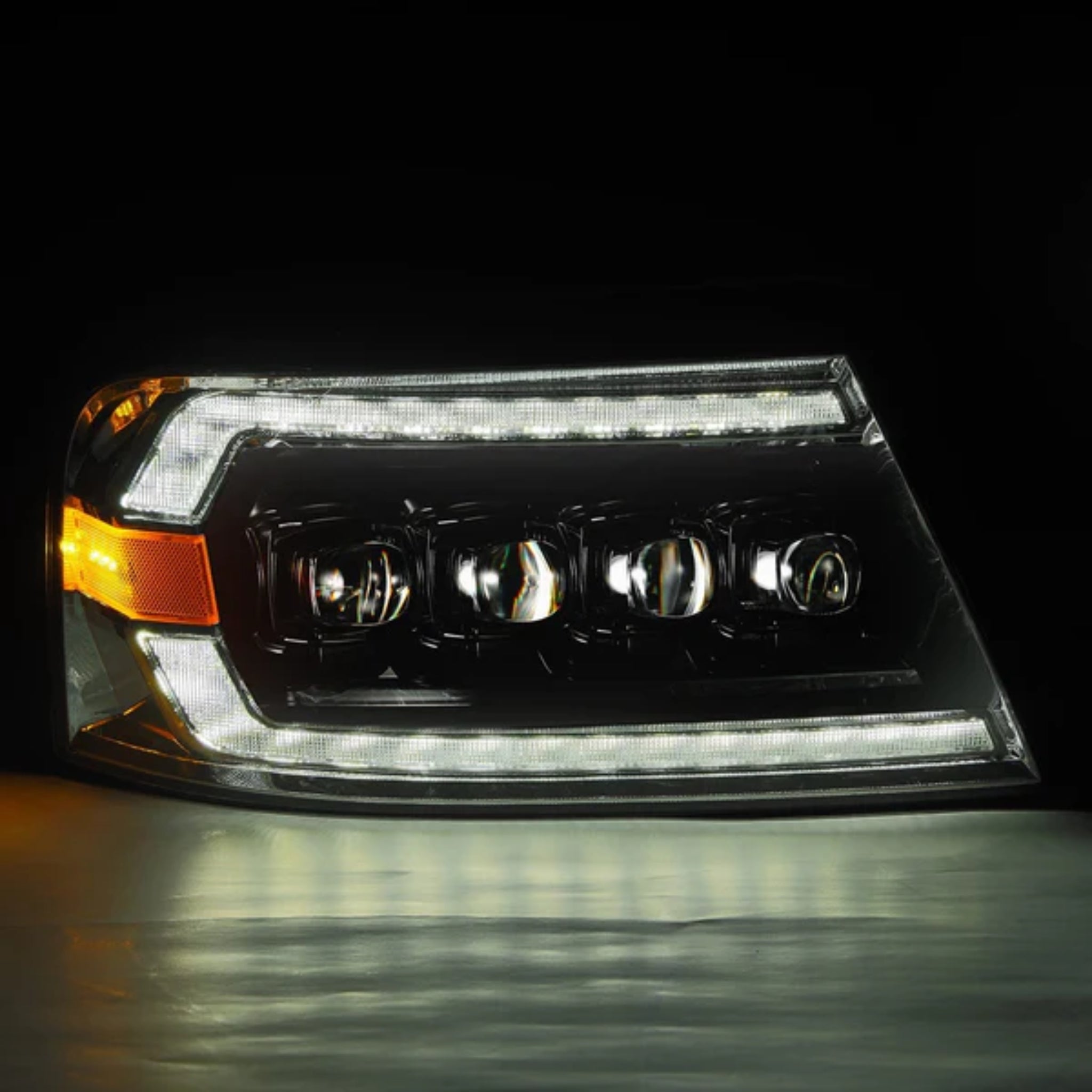 Ford F150 (2004-2008) / Lincoln Mark LT (2006-2008) Headlights | Alpharex – Custom Multicolor LED Lighting by RGB Halo Kits