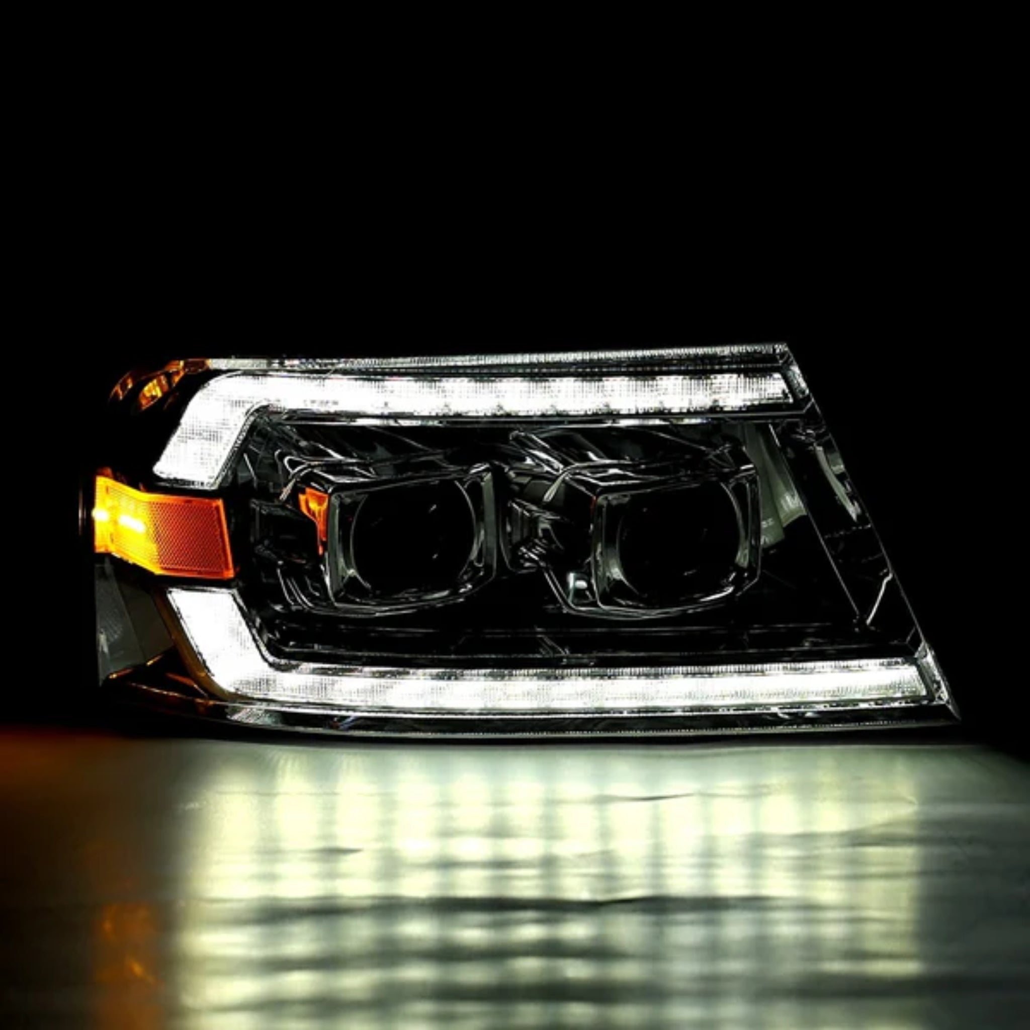 Ford F150 (2004-2008) / Lincoln Mark LT (2006-2008) Headlights | Alpharex – Custom Multicolor LED Lighting by RGB Halo Kits