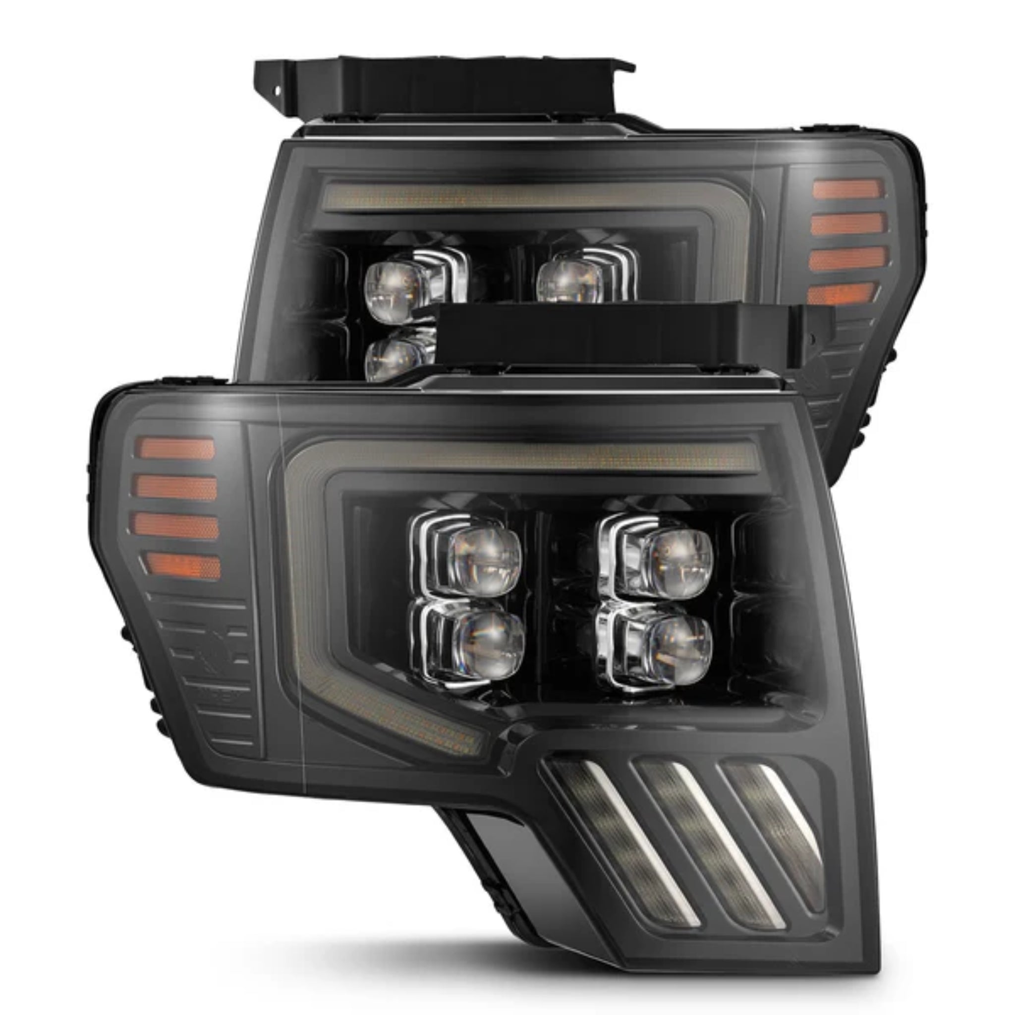 Ford F150 (2009-2014) MK II Headlights | Alpharex – Custom Multicolor LED Lighting by RGB Halo Kits
