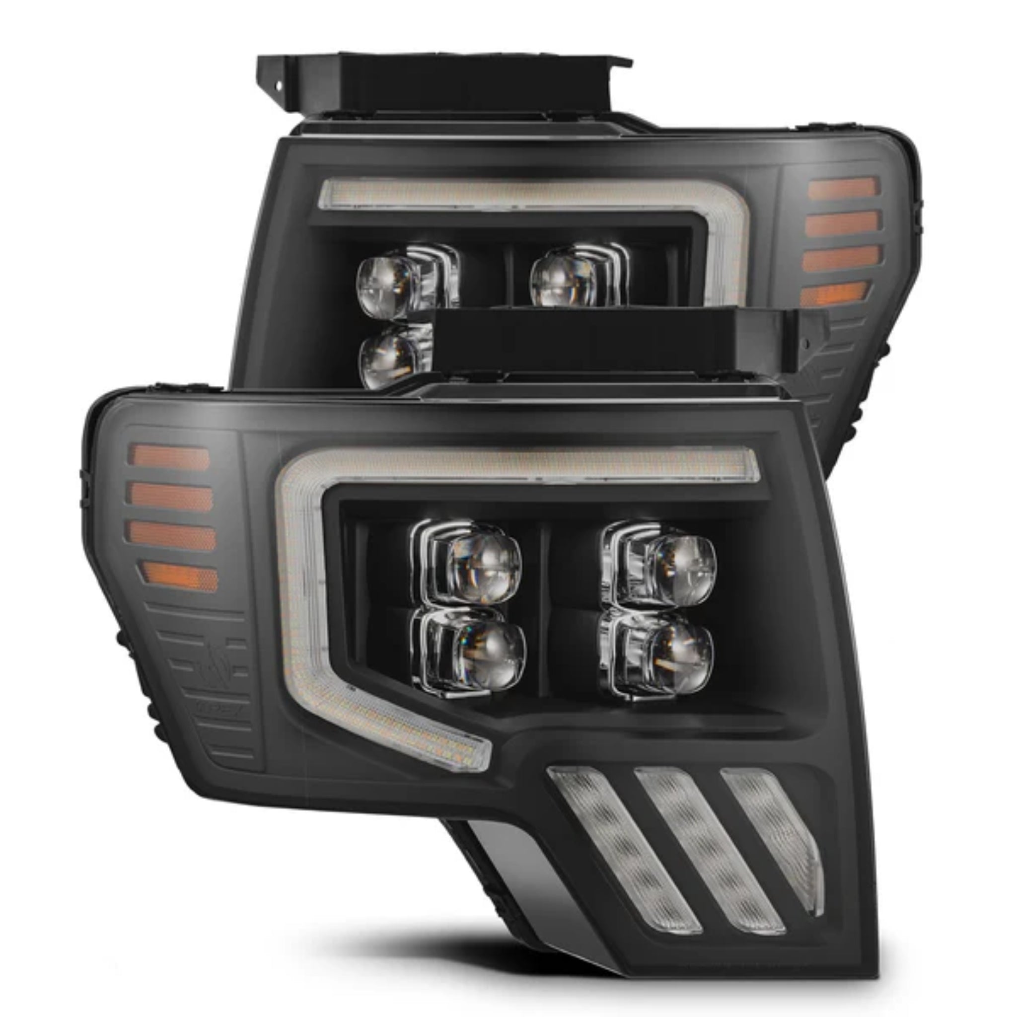 Ford F150 (2009-2014) MK II Headlights | Alpharex – Custom Multicolor LED Lighting by RGB Halo Kits