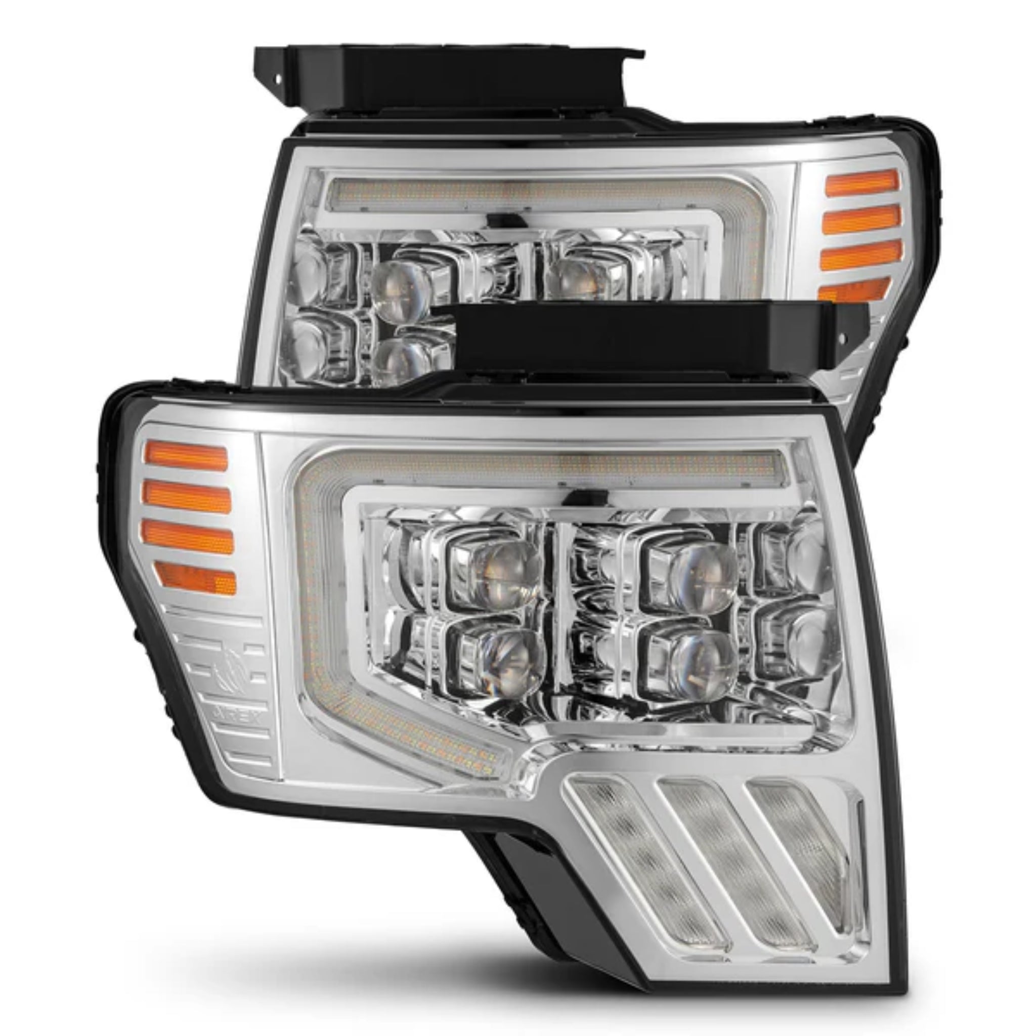 Ford F150 (2009-2014) MK II Headlights | Alpharex – Custom Multicolor LED Lighting by RGB Halo Kits