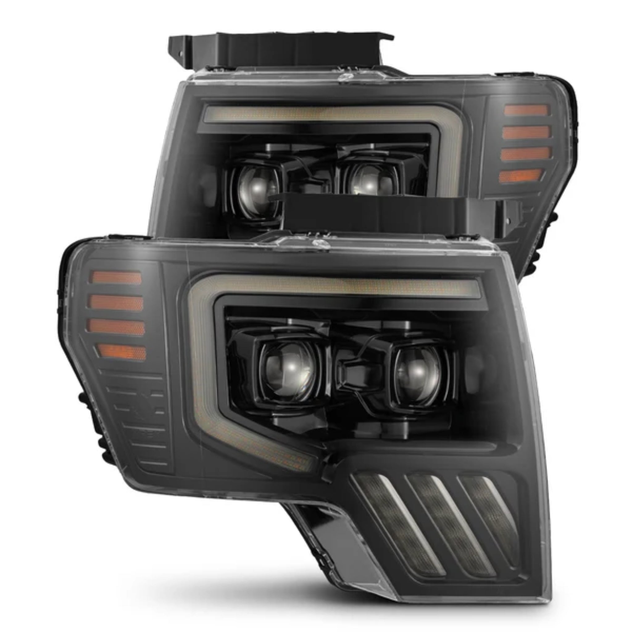 Ford F150 (2009-2014) MK II Headlights | Alpharex – Custom Multicolor LED Lighting by RGB Halo Kits