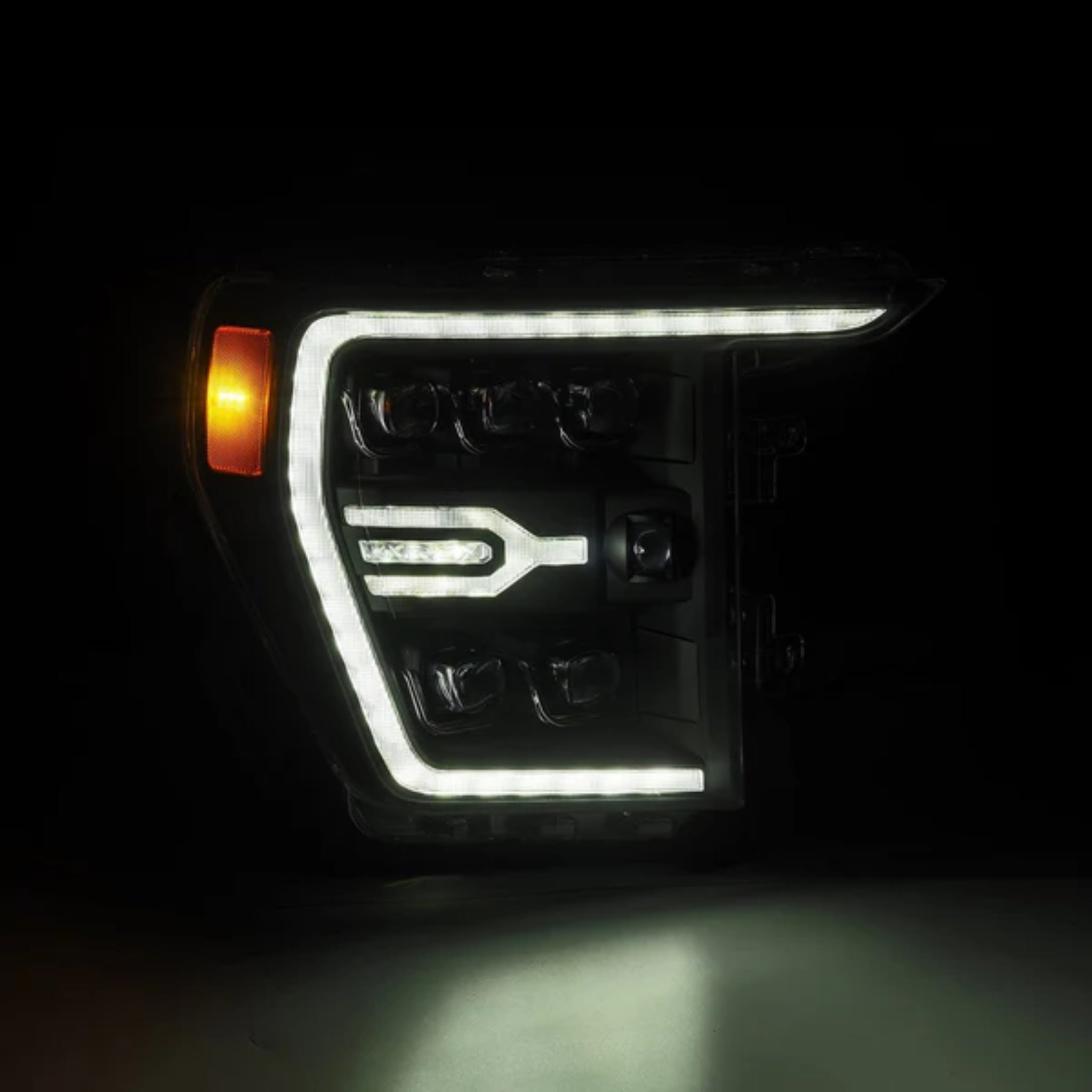 Ford F150 / F150 Raptor Headlights (2021-2023) | Alpharex – Custom Multicolor LED Lighting by RGB Halo Kits