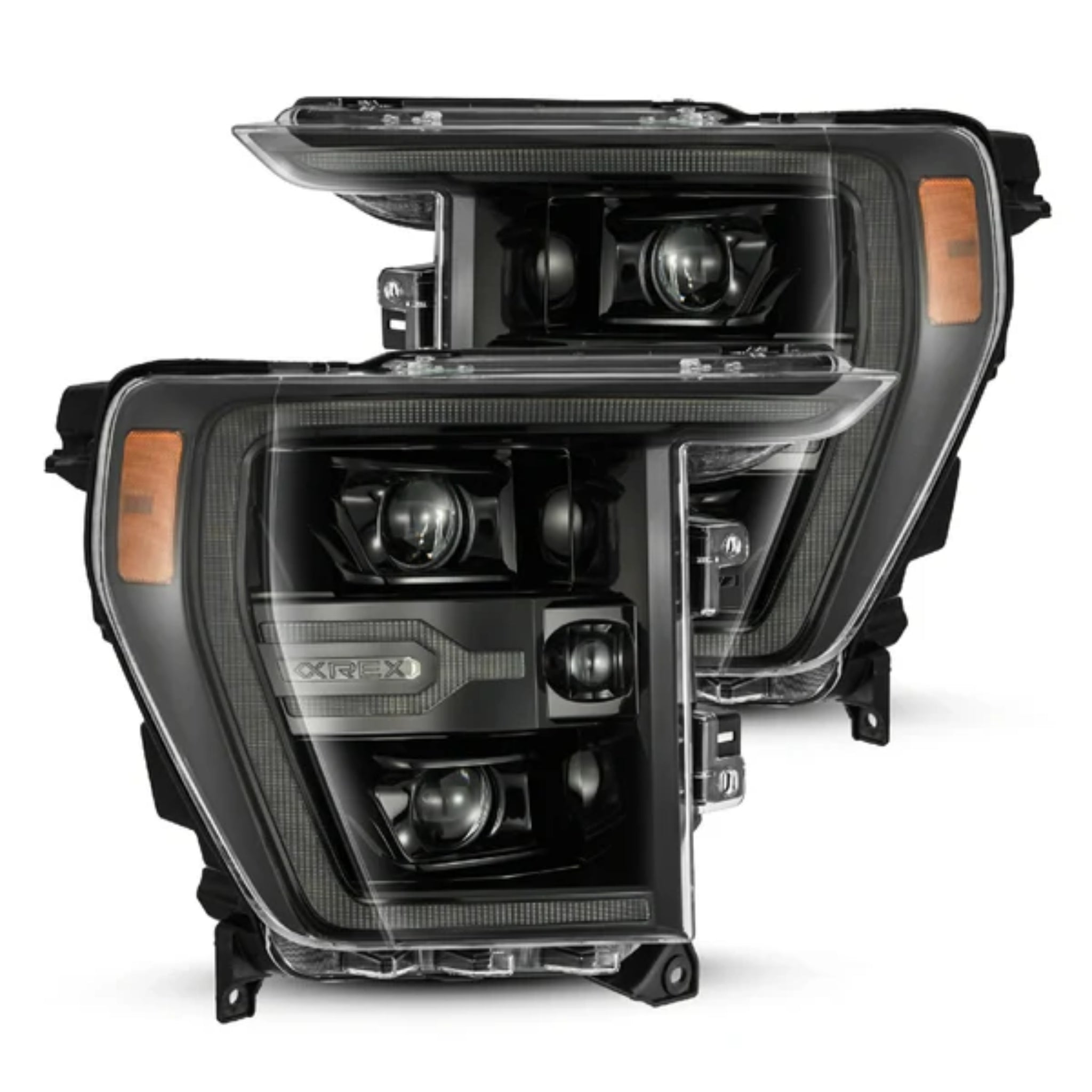 Ford F150 / F150 Raptor Headlights (2021-2023) | Alpharex – Custom Multicolor LED Lighting by RGB Halo Kits
