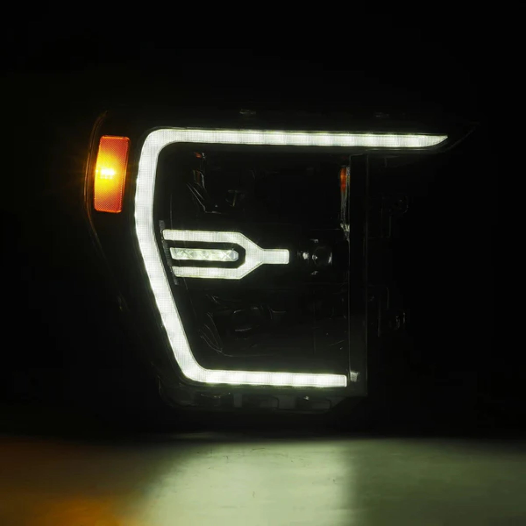 Ford F150 / F150 Raptor Headlights (2021-2023) | Alpharex – Custom Multicolor LED Lighting by RGB Halo Kits