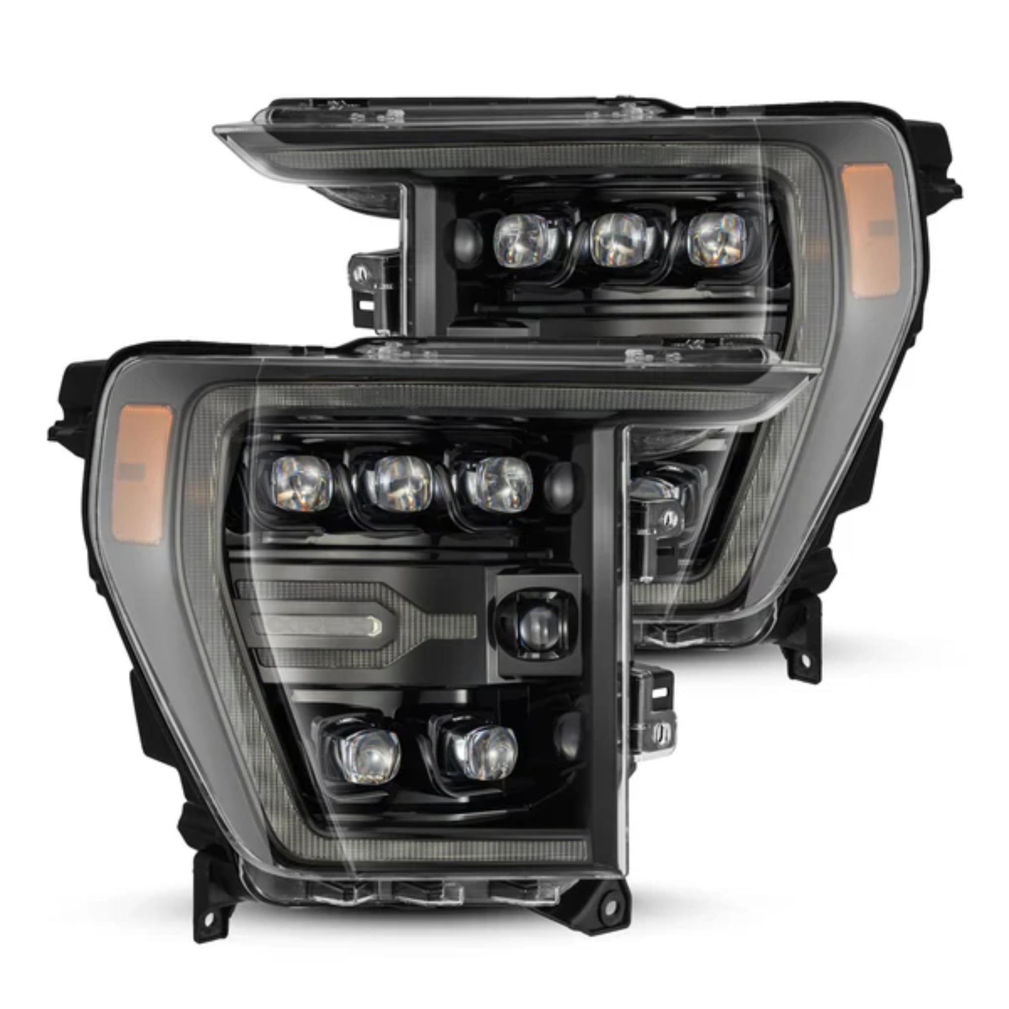 Ford F150 / F150 Raptor Headlights (2021-2023) | Alpharex – Custom Multicolor LED Lighting by RGB Halo Kits