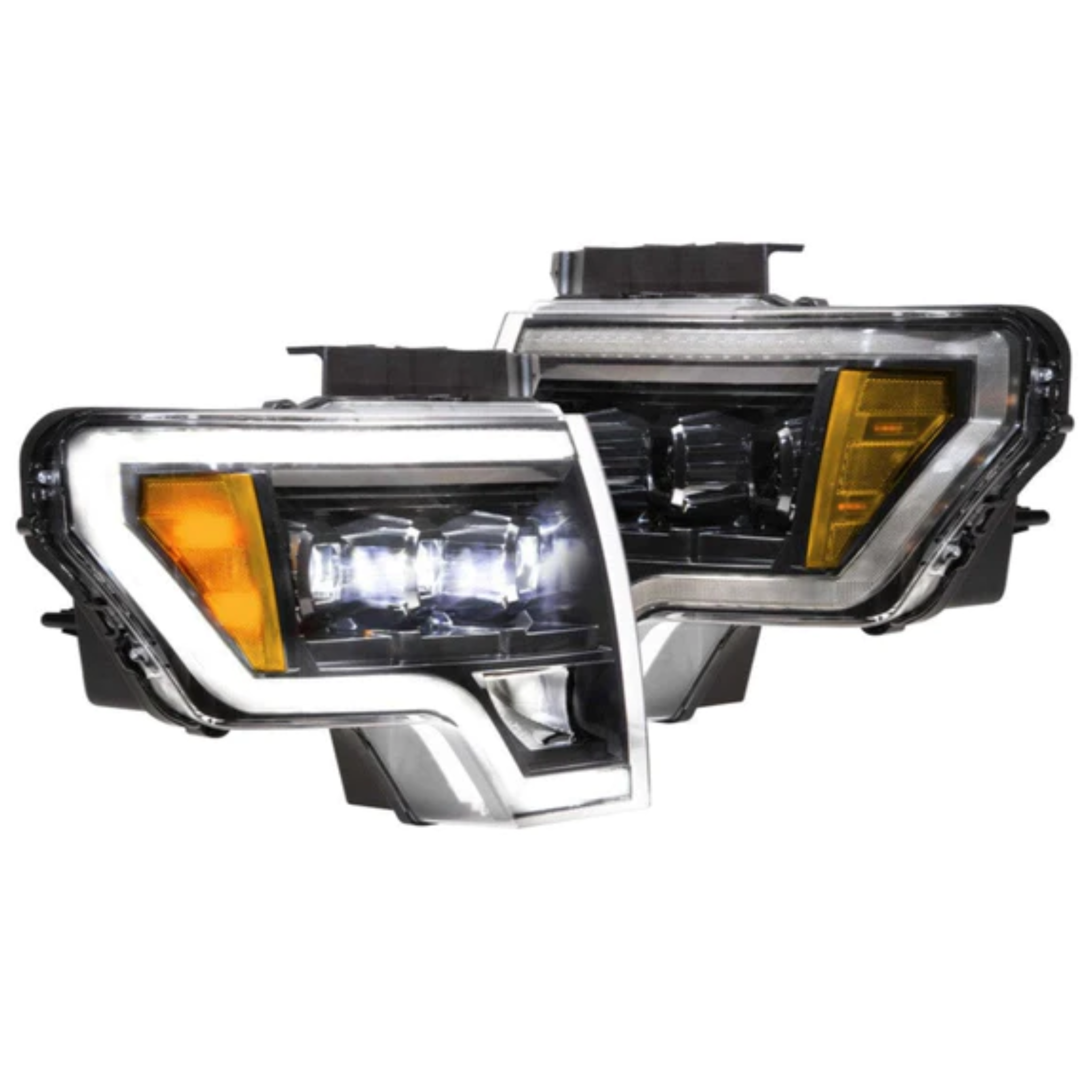 Ford F150: LED Headlights (2009 - 2014) | XB – Custom Multicolor LED Lighting by RGB Halo Kits