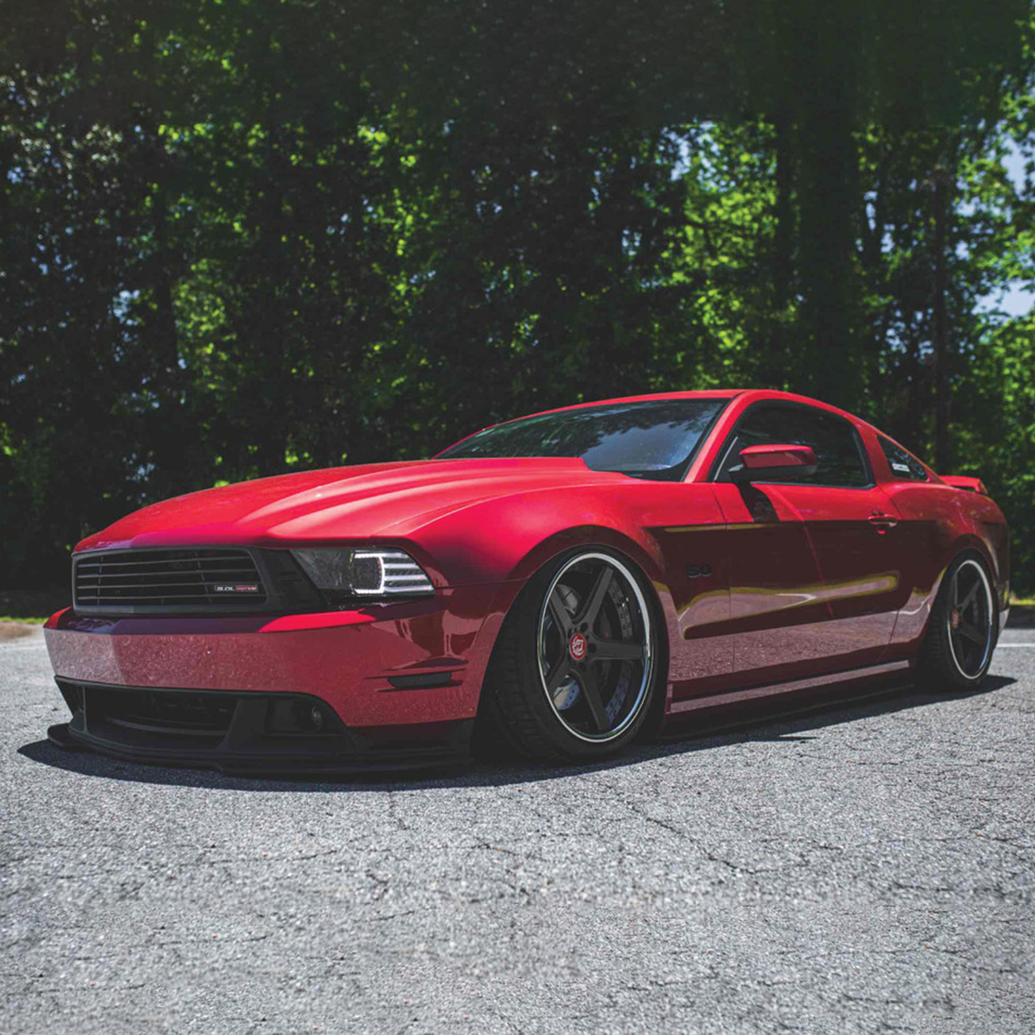 Ford Mustang: LED Headlights (2010 - 2012) | XB – Custom Multicolor LED Lighting by RGB Halo Kits